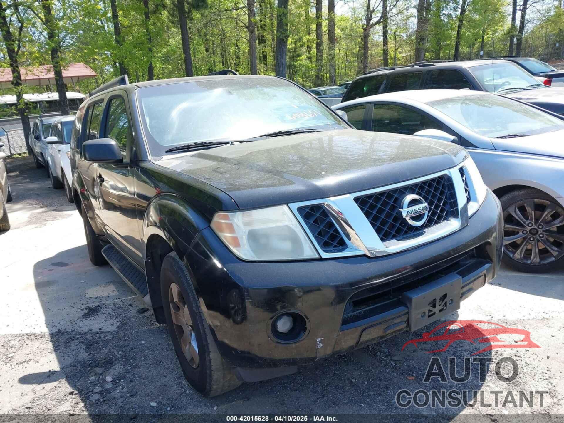 NISSAN PATHFINDER 2009 - 5N1AR18B49C608651