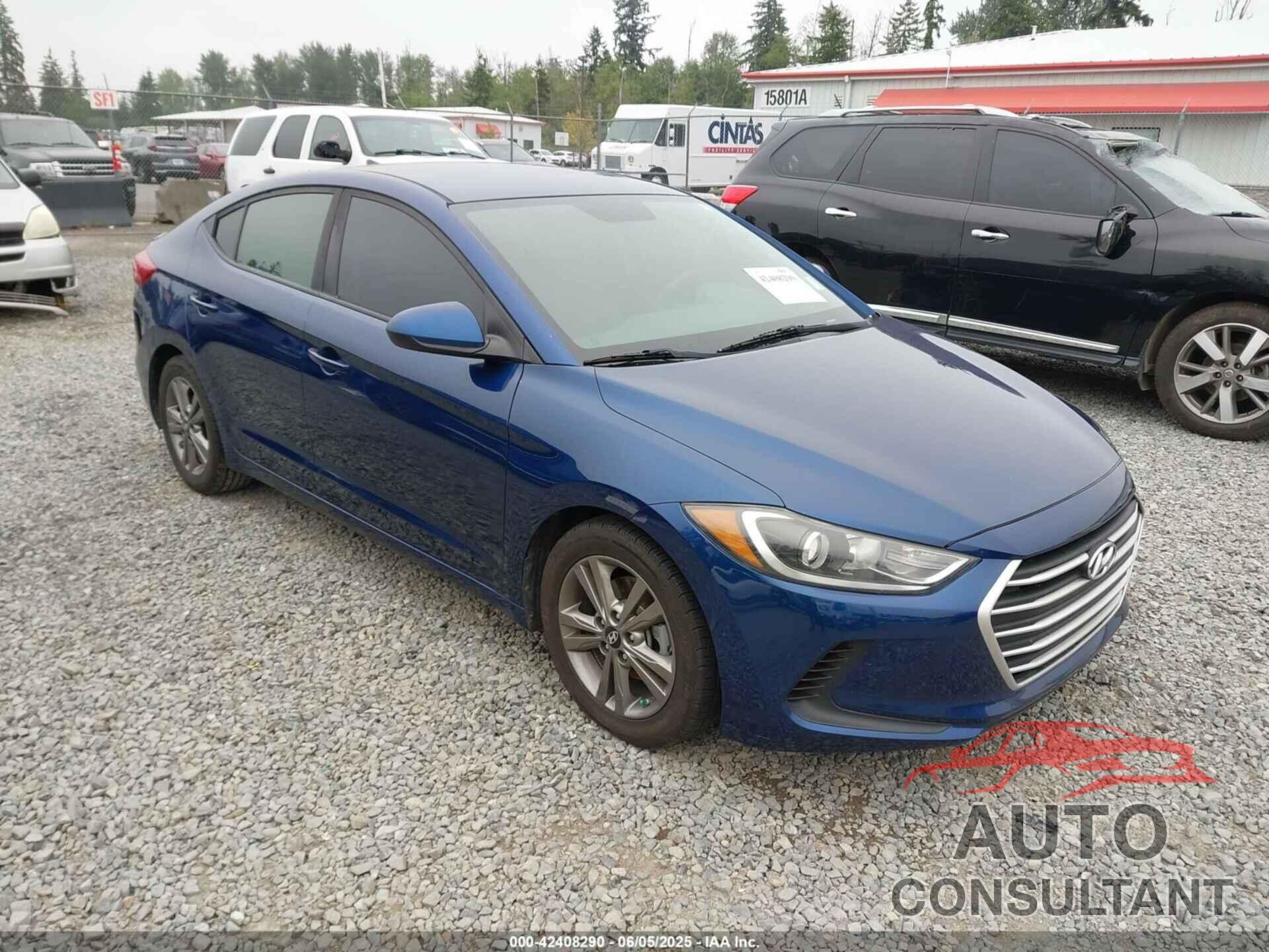 HYUNDAI ELANTRA 2018 - 5NPD84LF6JH357091