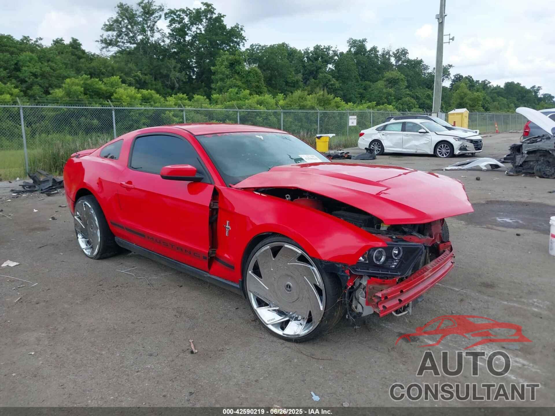 FORD MUSTANG 2012 - 1ZVBP8AM4C5226129