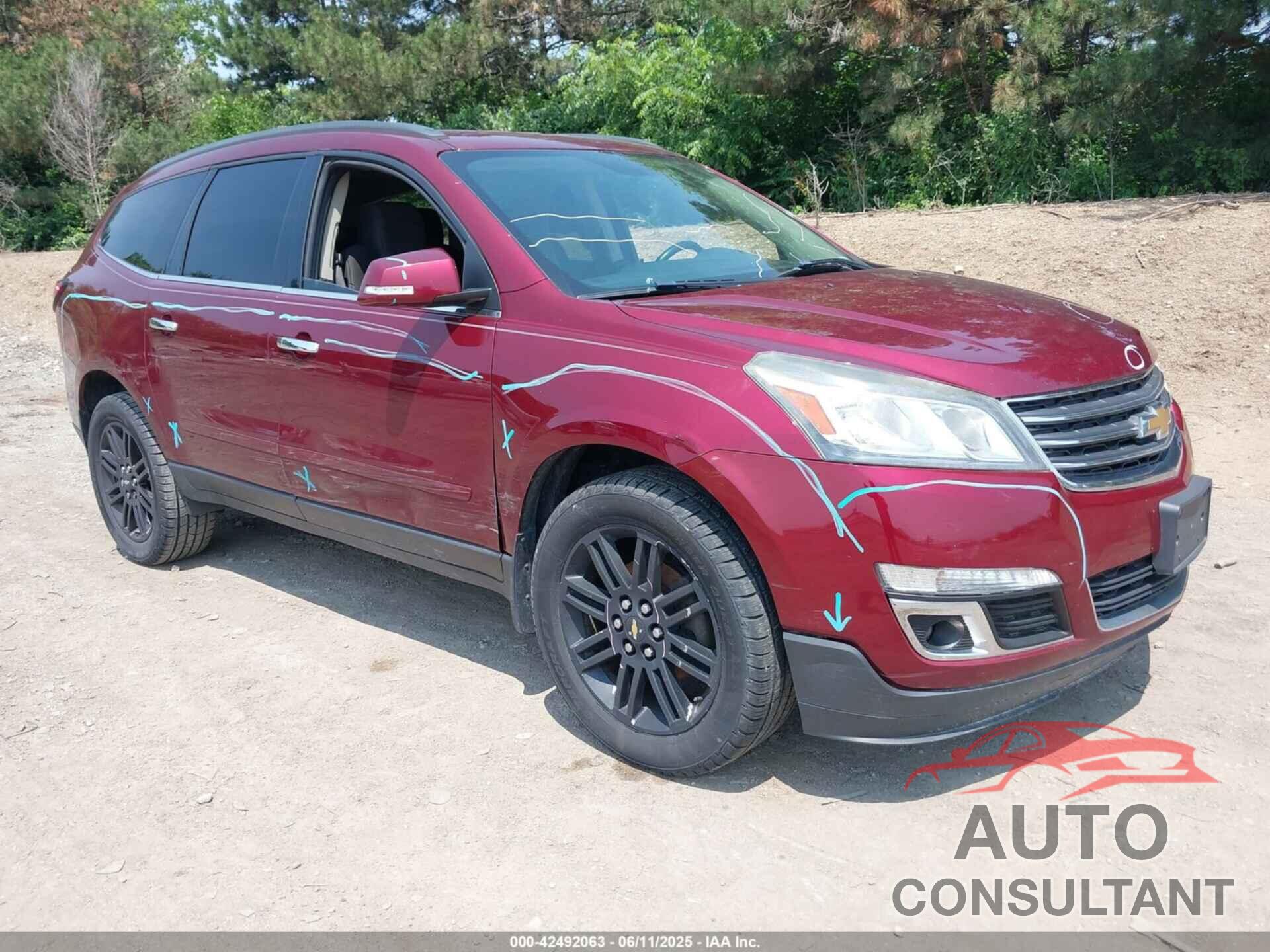 CHEVROLET TRAVERSE 2015 - 1GNKRGKD1FJ361464