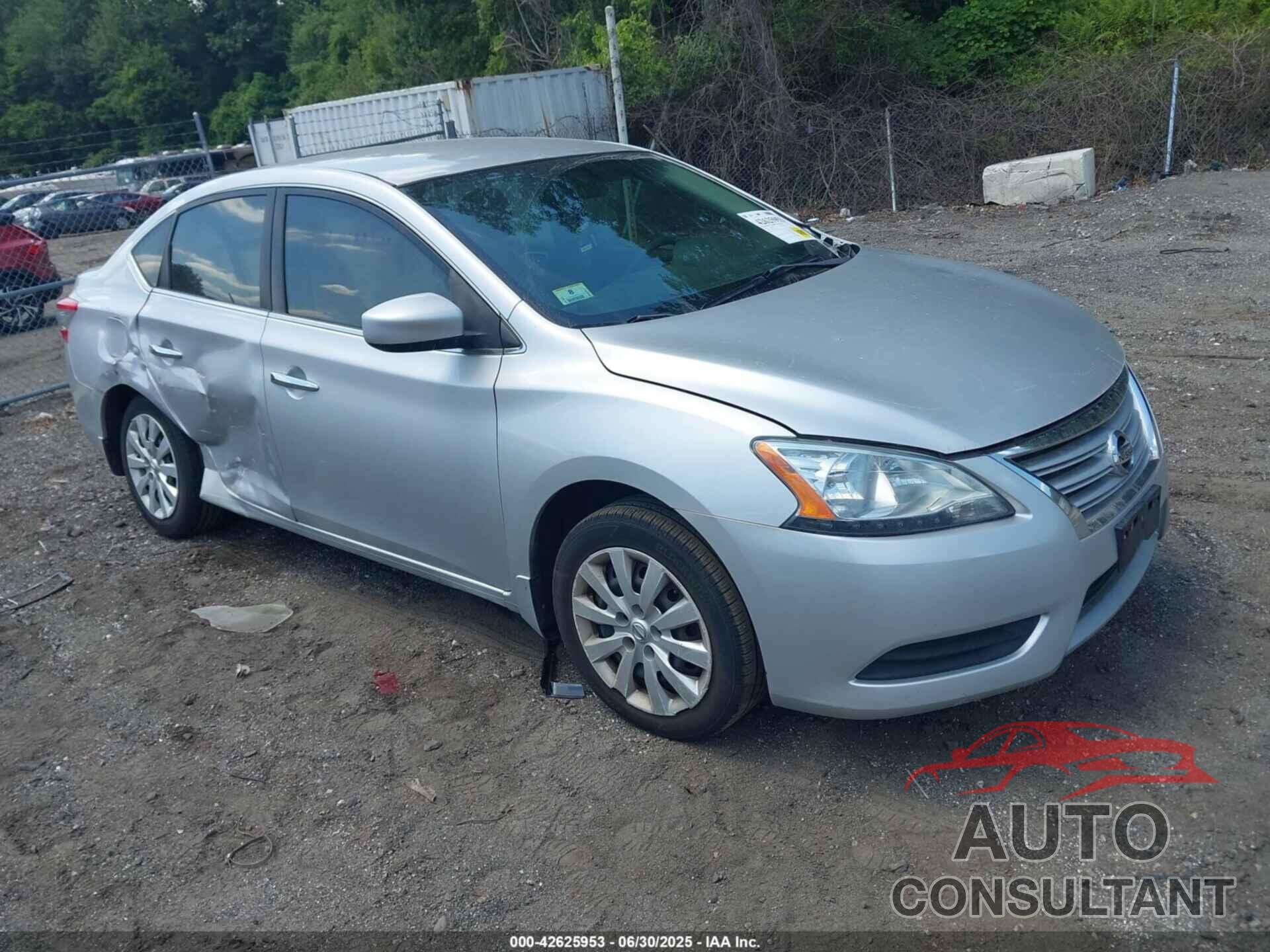 NISSAN SENTRA 2015 - 3N1AB7AP6FY281581