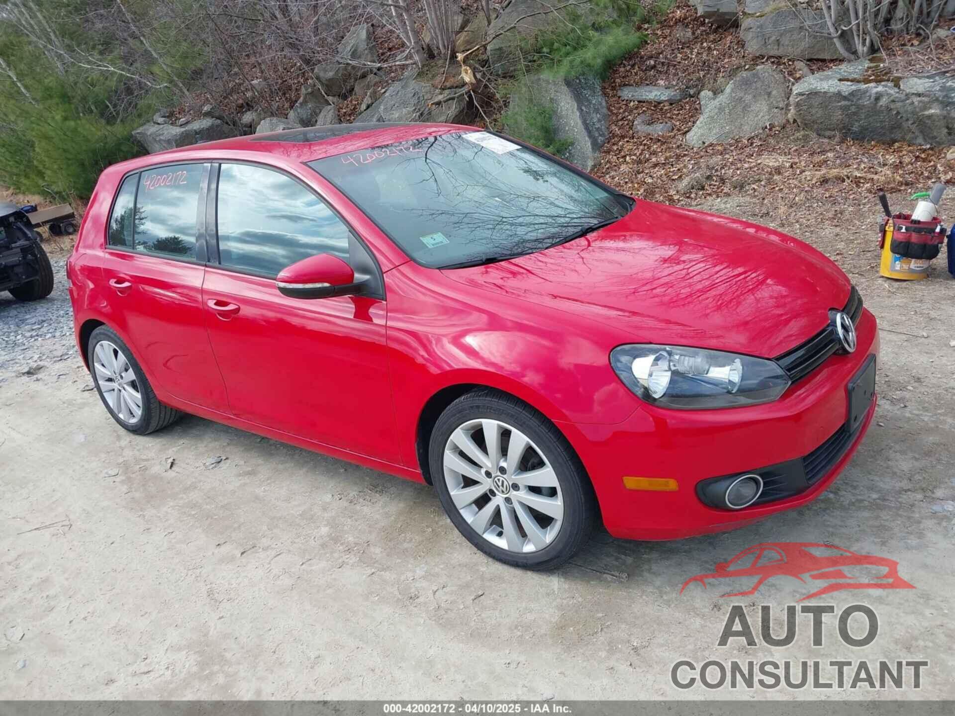 VOLKSWAGEN GOLF 2012 - WVWDM7AJ0CW105953