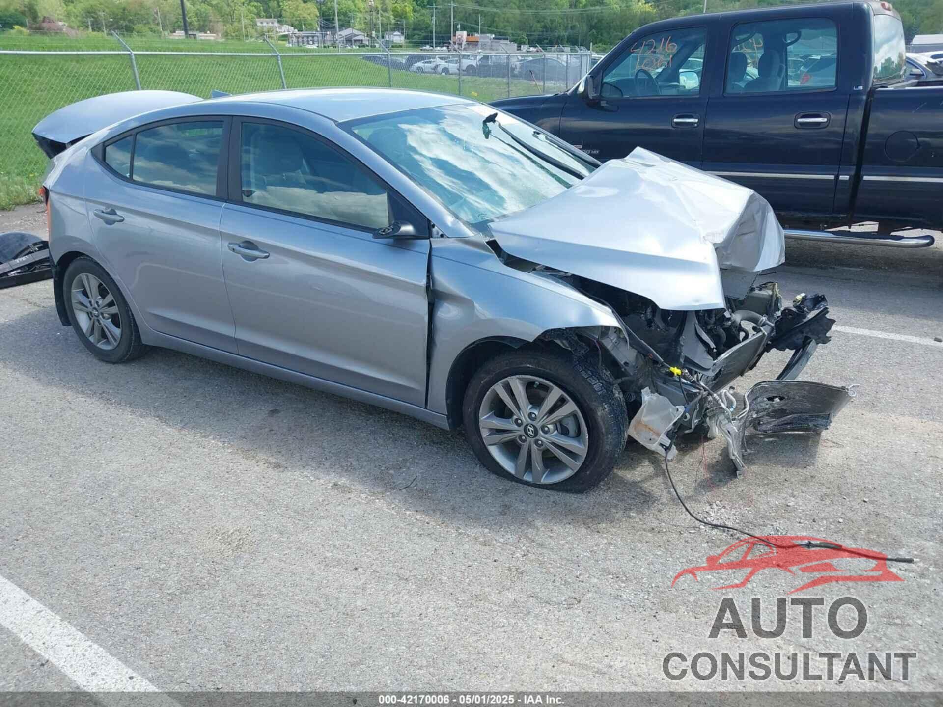 HYUNDAI ELANTRA 2017 - 5NPD84LF4HH037620