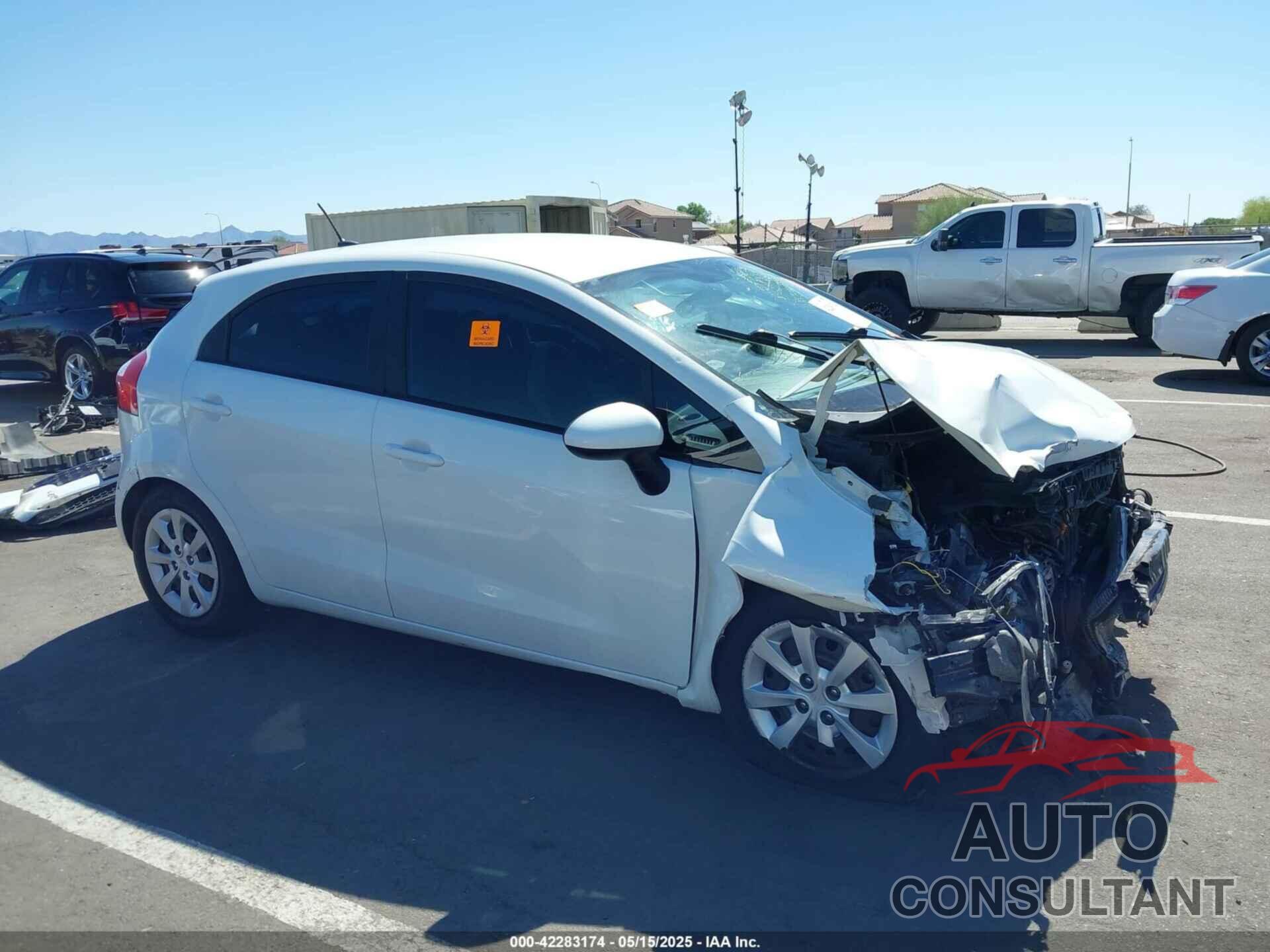 KIA RIO 2013 - KNADM5A30D6130811