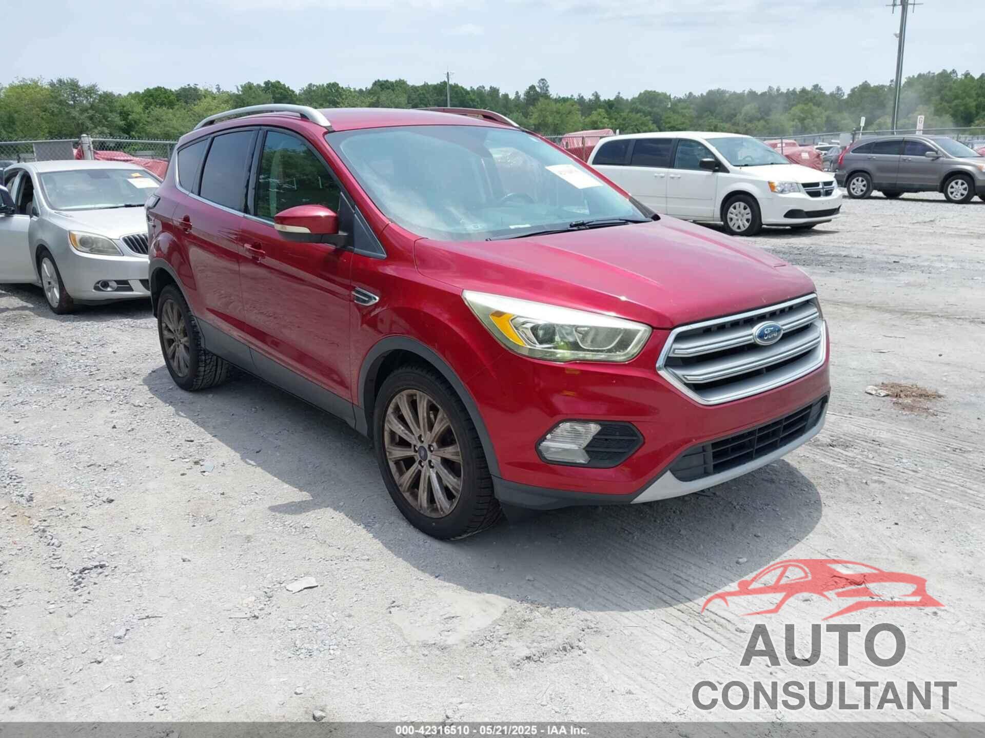 FORD ESCAPE 2017 - 1FMCU0JD6HUC59241