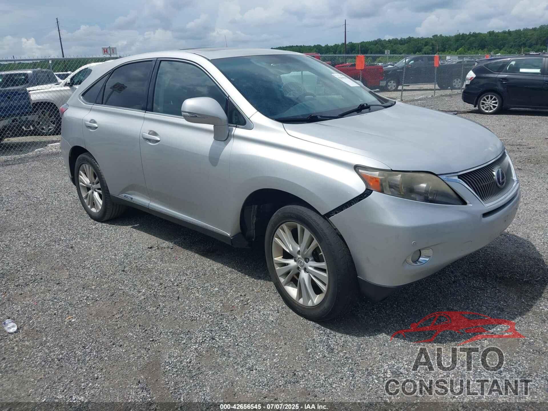 LEXUS RX 450H 2011 - JTJZB1BA8B2005013