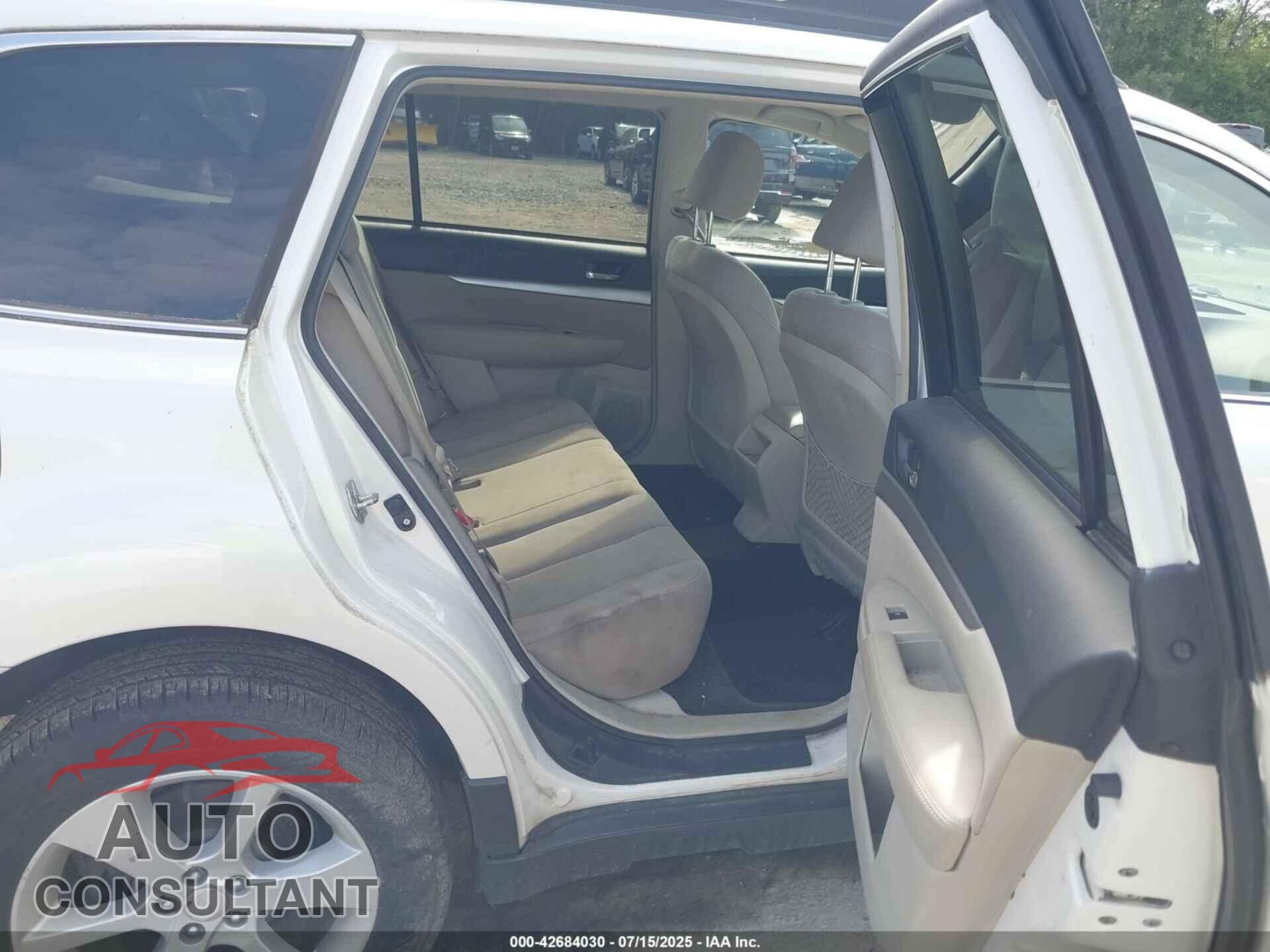 SUBARU OUTBACK 2014 - 4S4BRBCC4E1292359