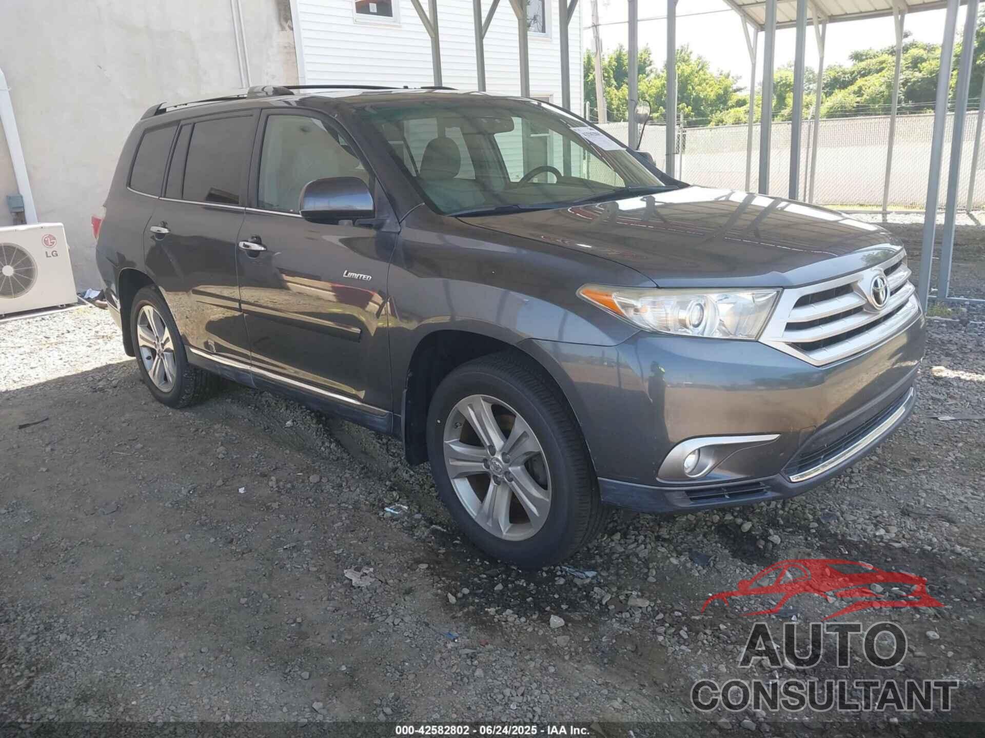 TOYOTA HIGHLANDER 2013 - 5TDDK3EH2DS272953