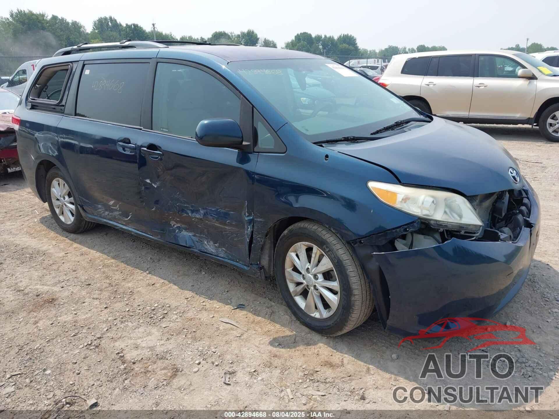 TOYOTA SIENNA 2011 - 5TDKK3DCXBS143711