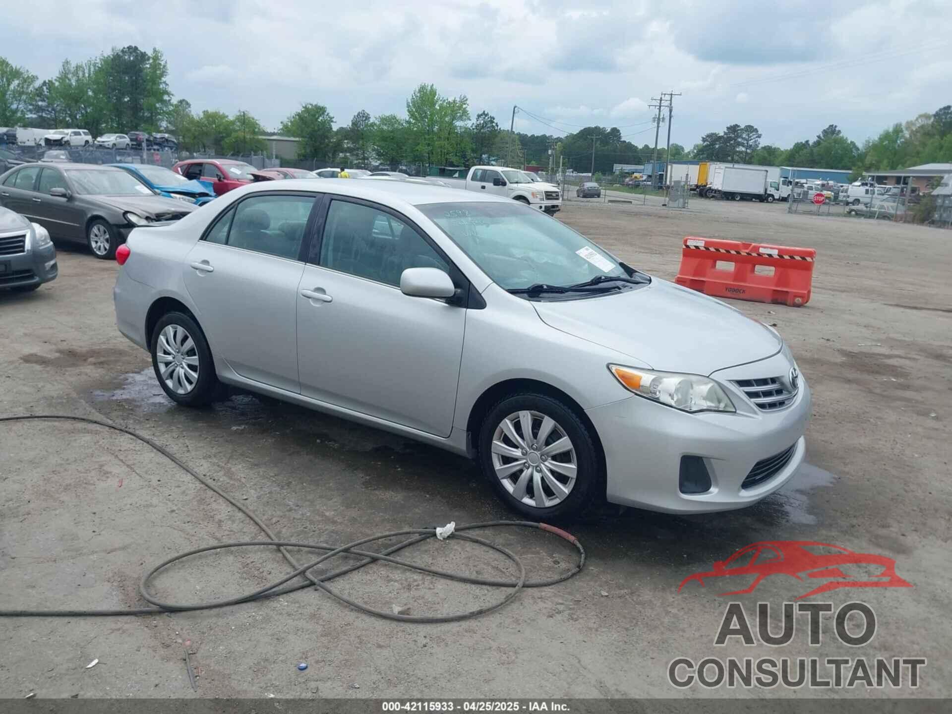 TOYOTA COROLLA 2013 - 5YFBU4EE0DP172081