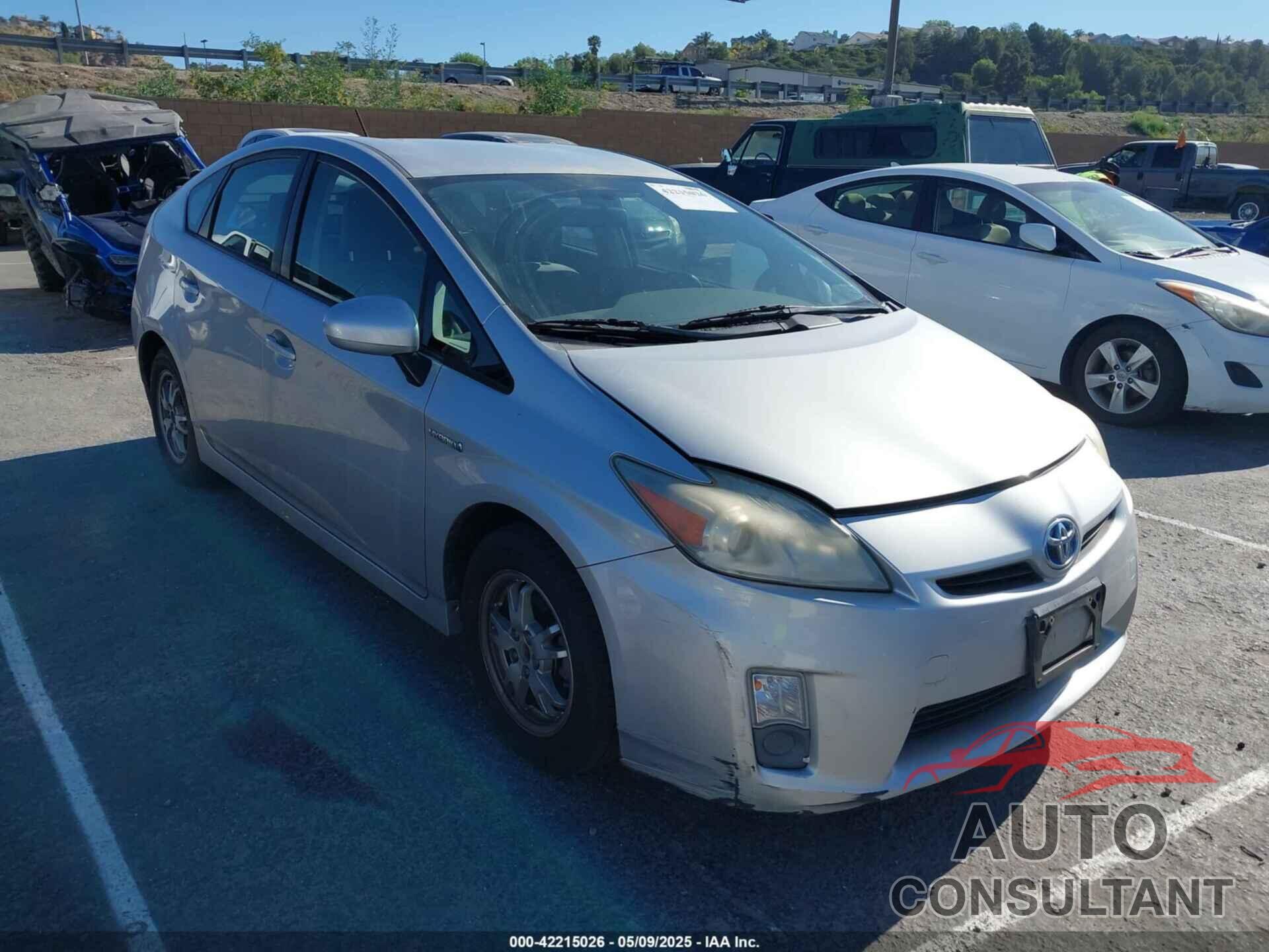 TOYOTA PRIUS 2010 - JTDKN3DU8A1306075
