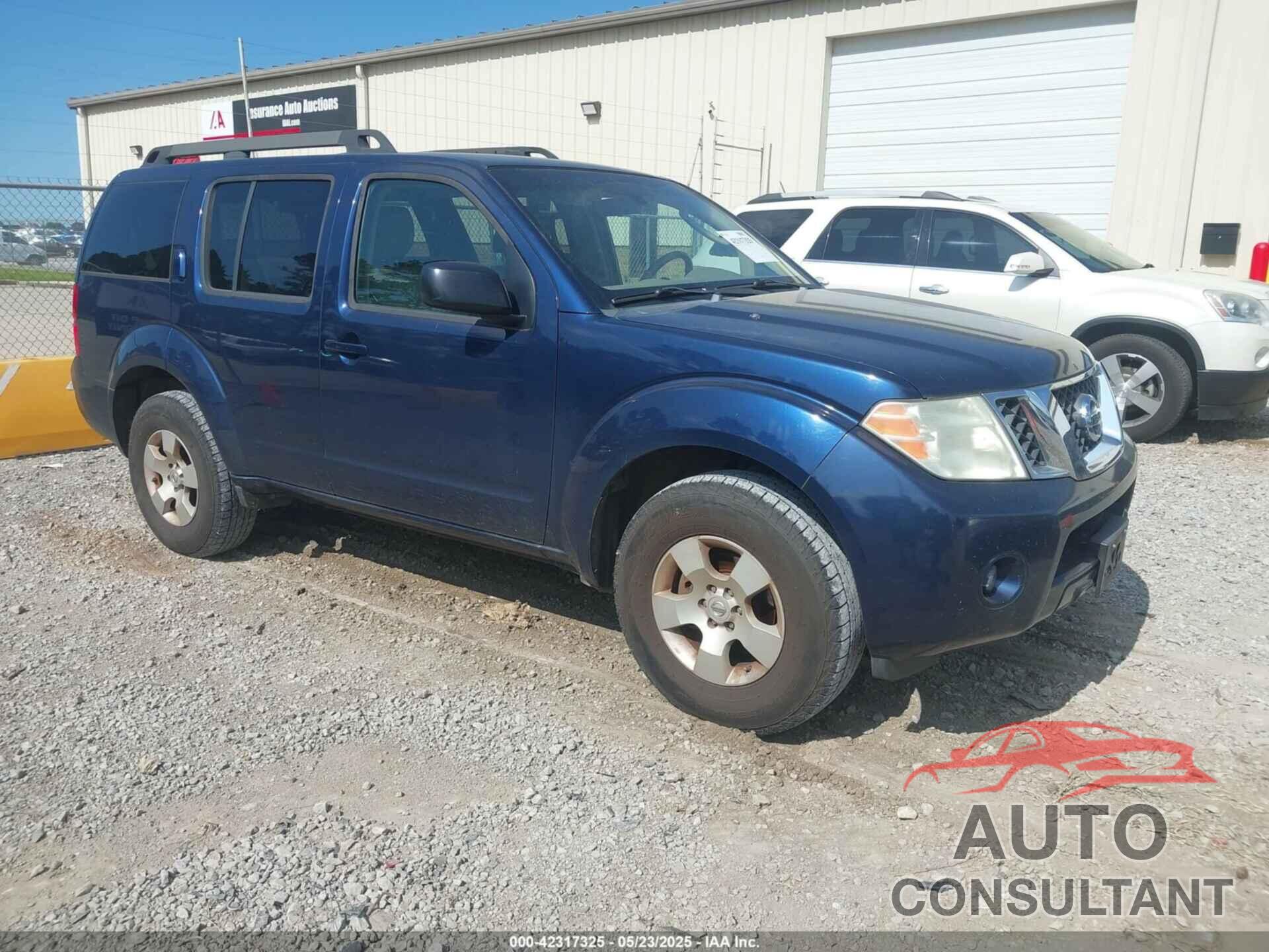 NISSAN PATHFINDER 2010 - 5N1AR1NNXAC605417