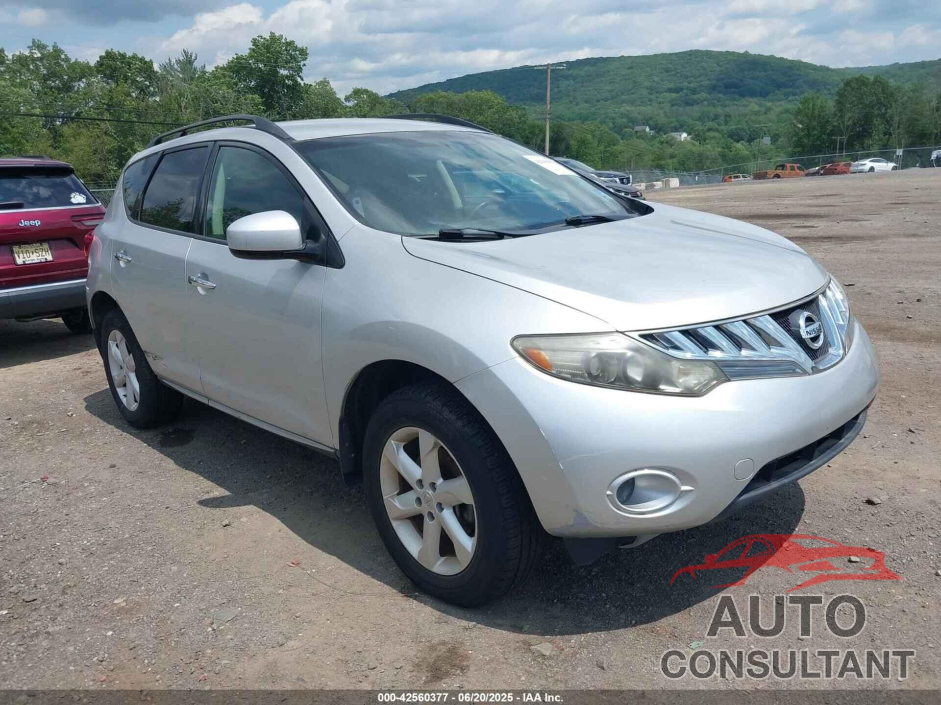 NISSAN MURANO 2009 - JN8AZ18W69W127794