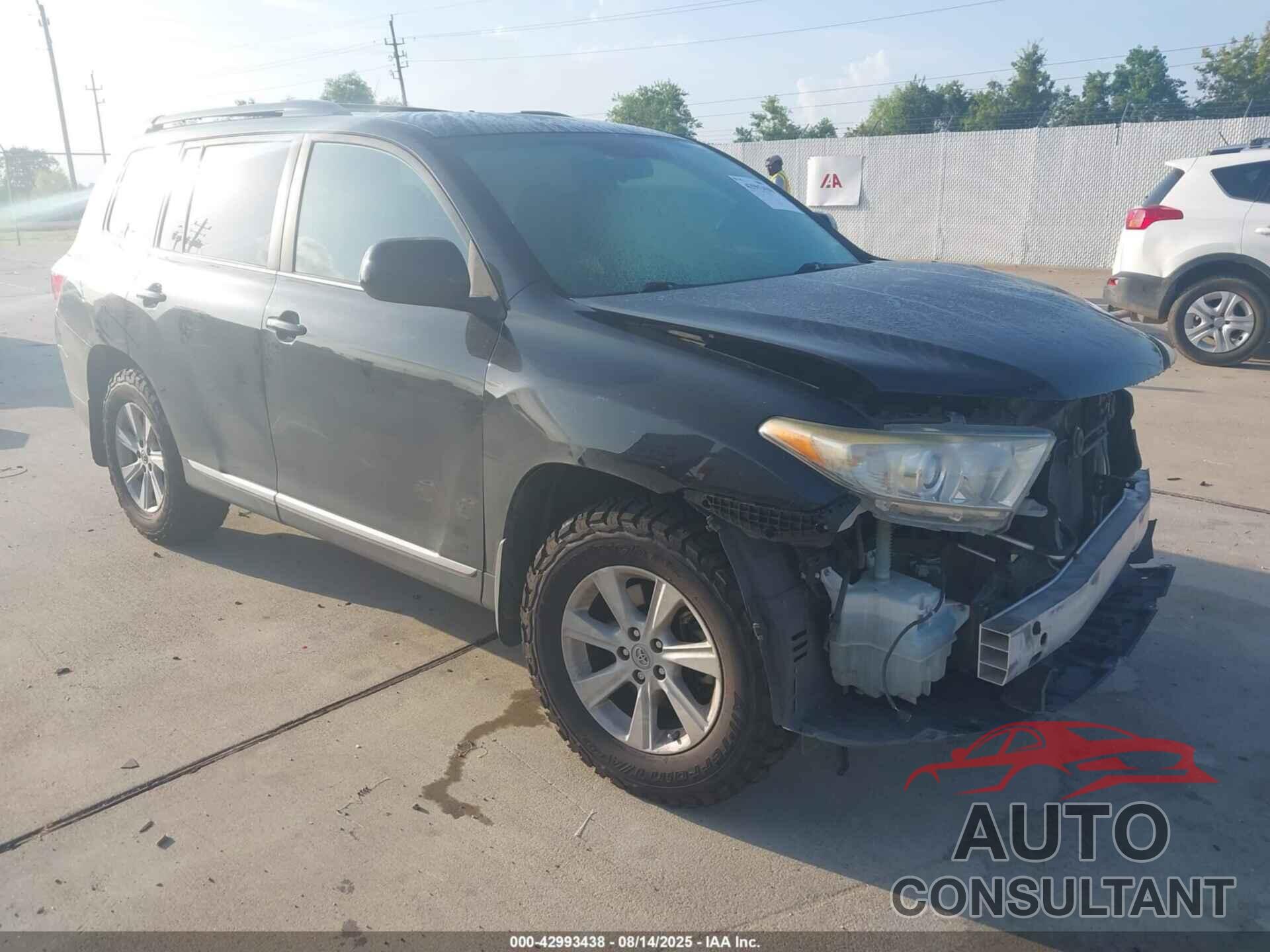 TOYOTA HIGHLANDER 2012 - 5TDZK3EH5CS082892