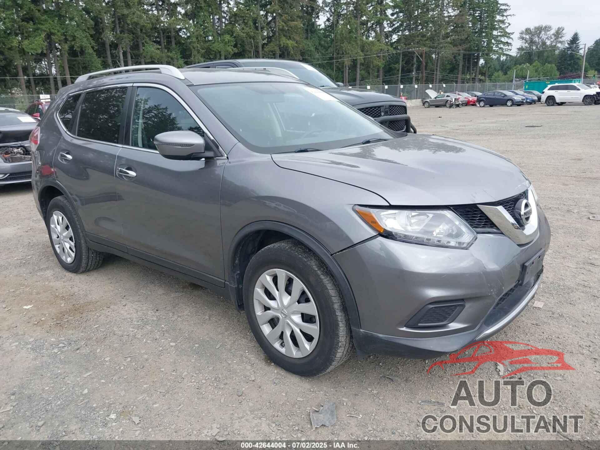 NISSAN ROGUE 2016 - KNMAT2MV6GP606191
