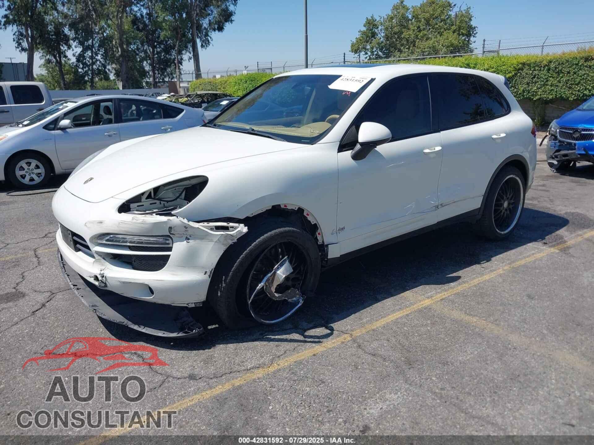 PORSCHE CAYENNE 2011 - WP1AA2A2XBLA01444