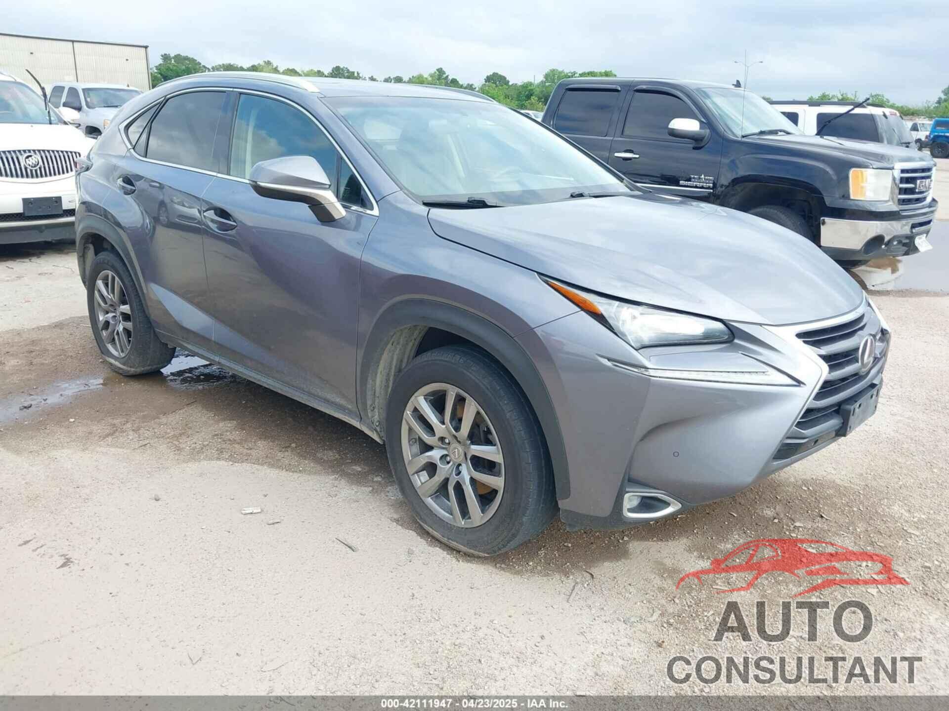 LEXUS NX 200T 2016 - JTJBARBZ6G2049270