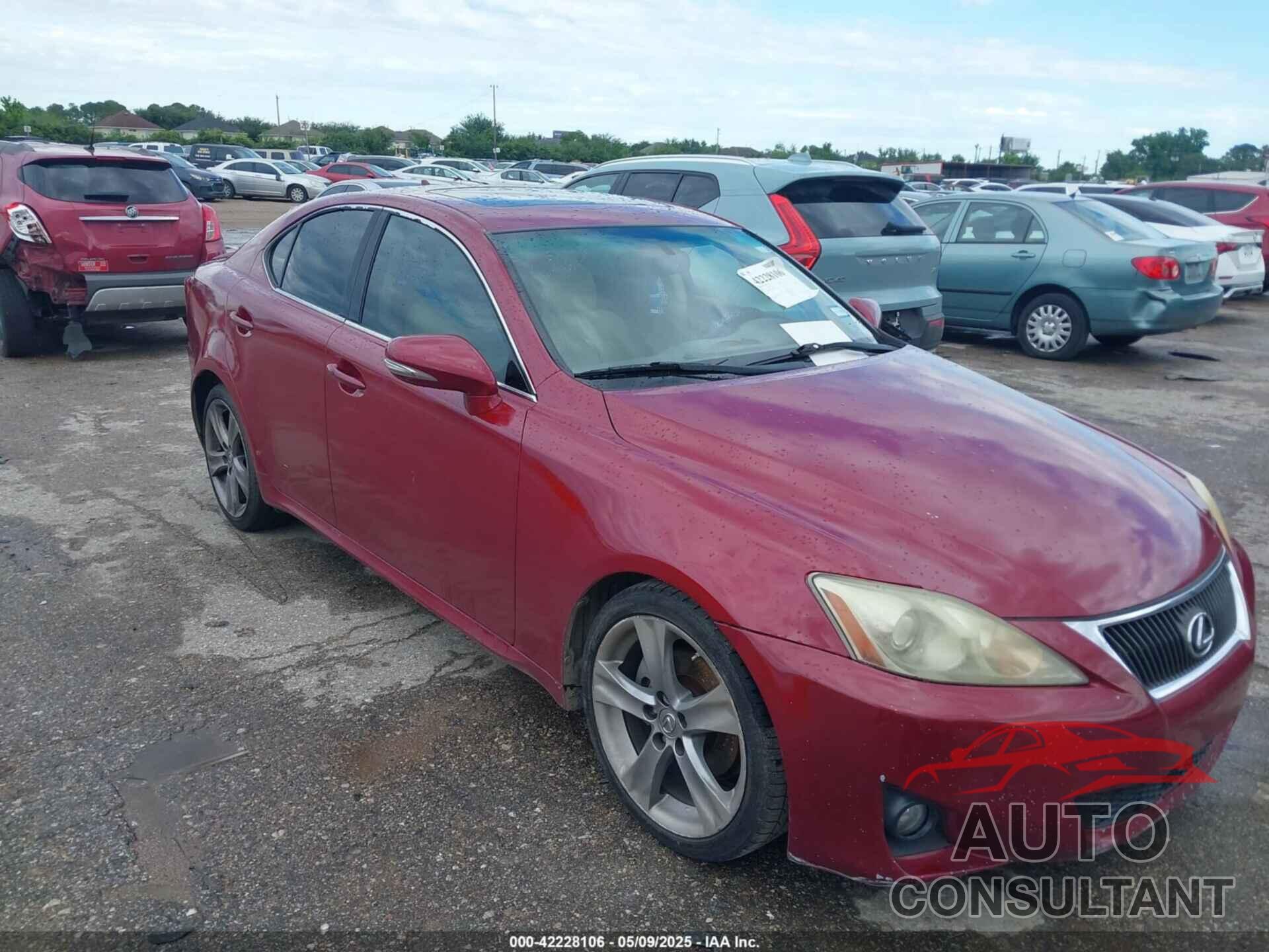 LEXUS IS 250 2012 - JTHBF5C22C5175566