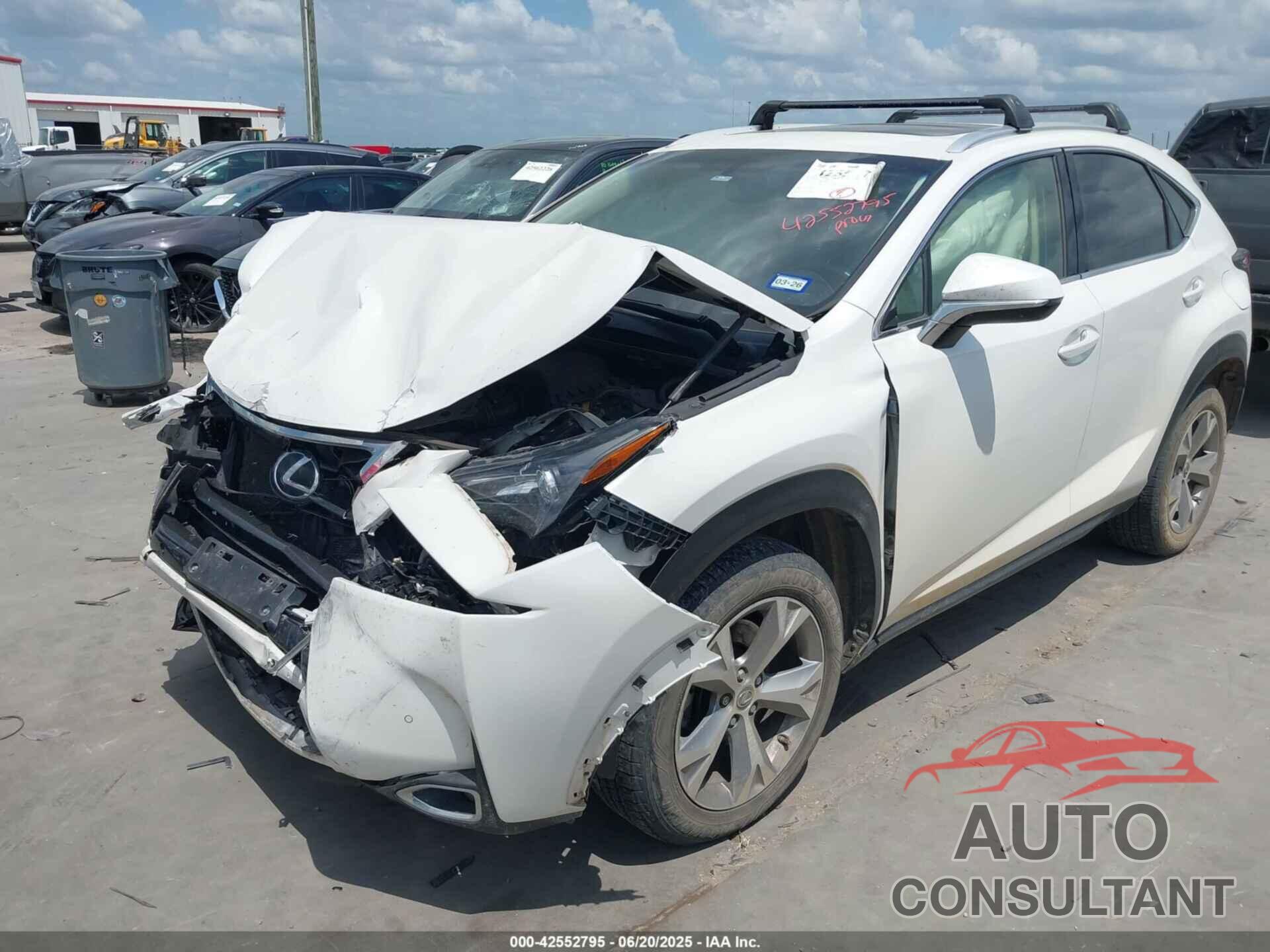 LEXUS NX 200T 2017 - JTJYARBZ5H2055170