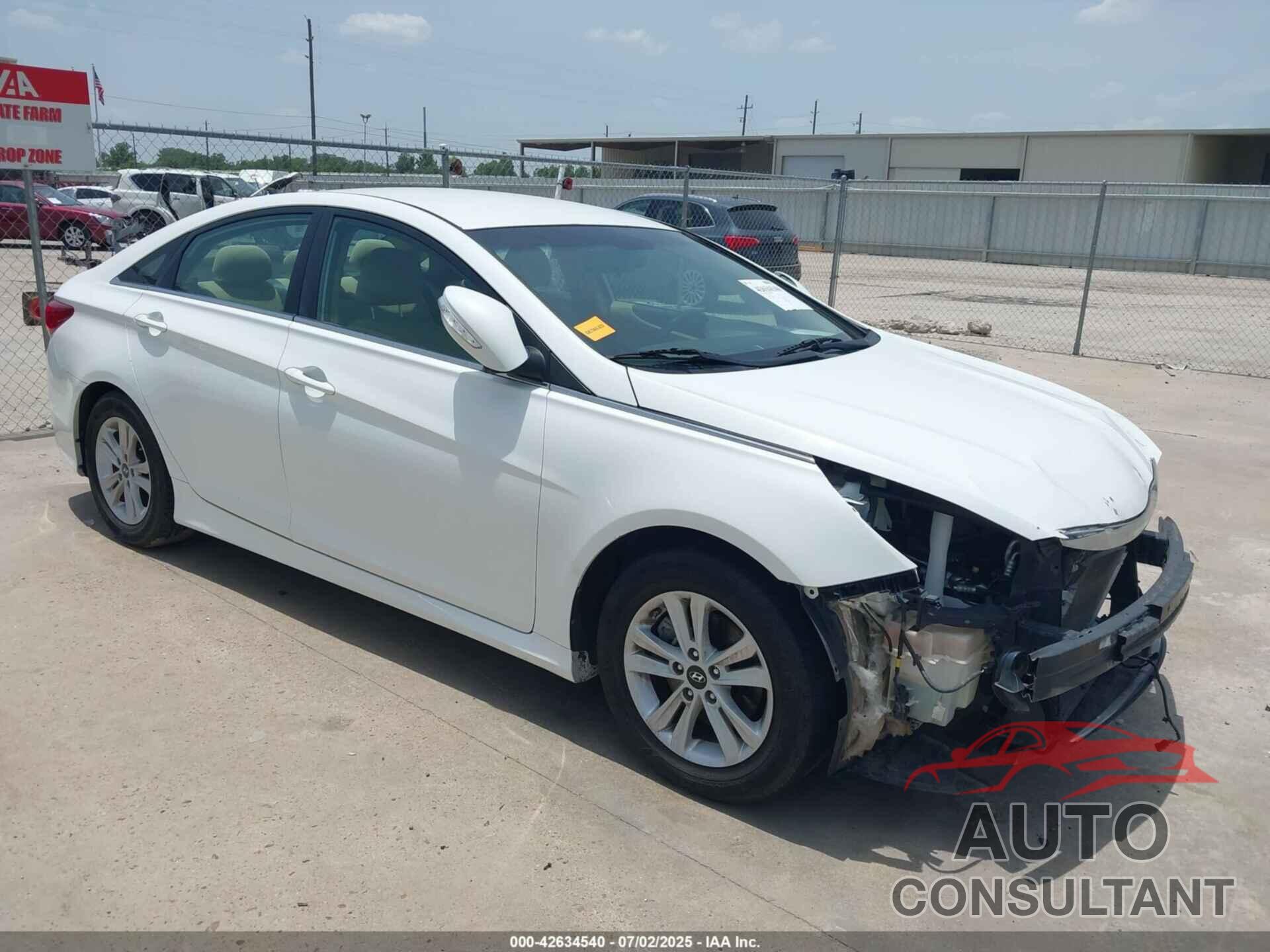 HYUNDAI SONATA 2014 - 5NPEB4ACXEH826414