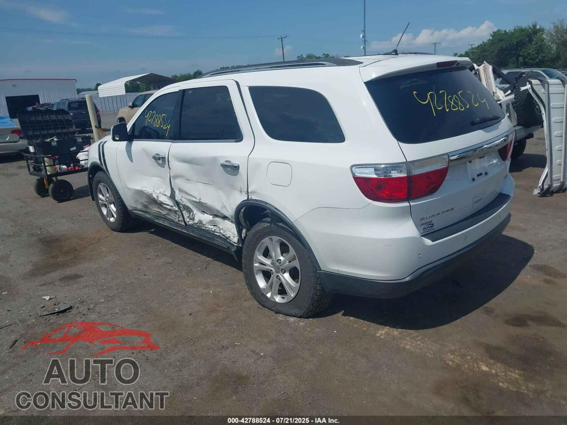 DODGE DURANGO 2013 - 1C4RDJDG7DC662400