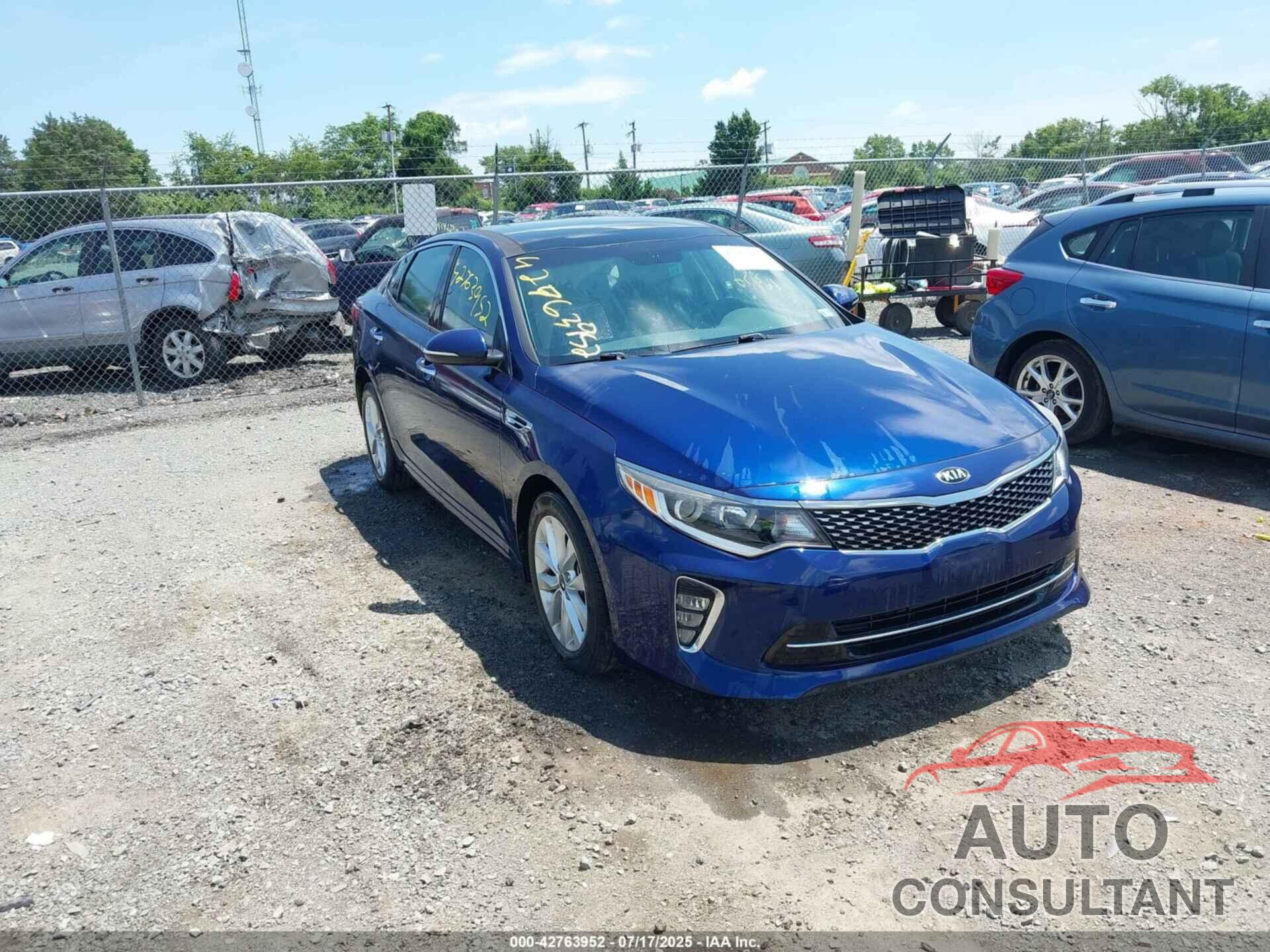 KIA OPTIMA 2018 - 5XXGT4L30JG249496