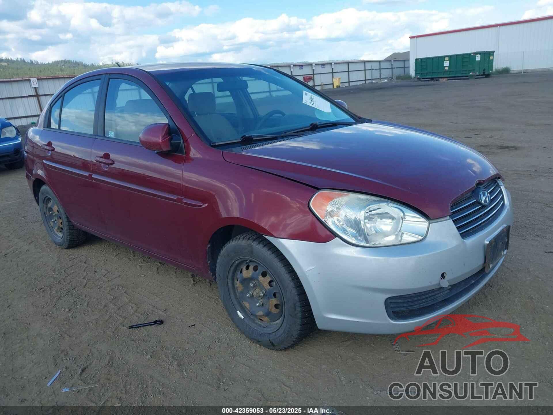 HYUNDAI ACCENT 2009 - KMHCN46C69U331514