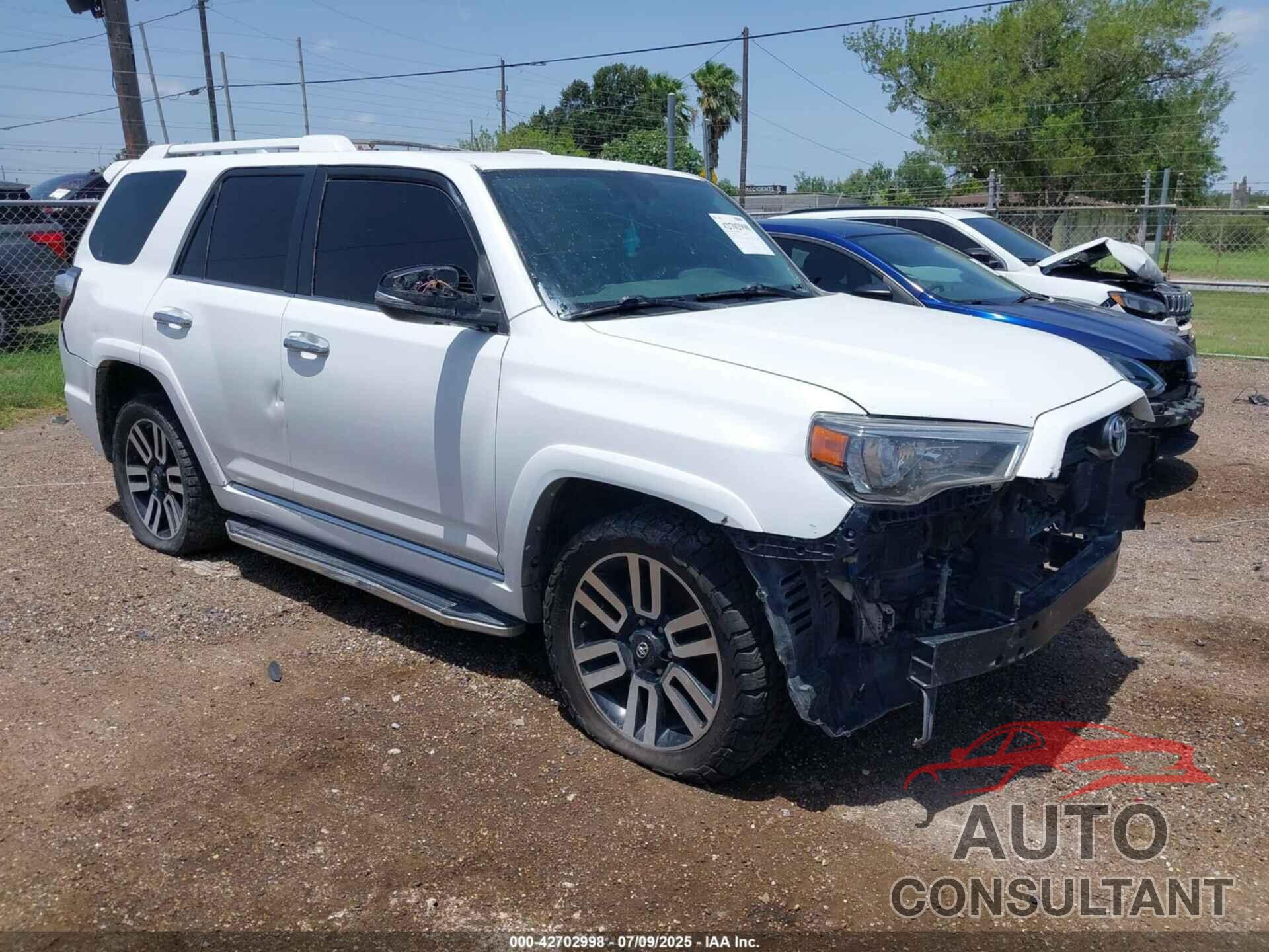 TOYOTA 4RUNNER 2017 - JTEZU5JR8H5160028