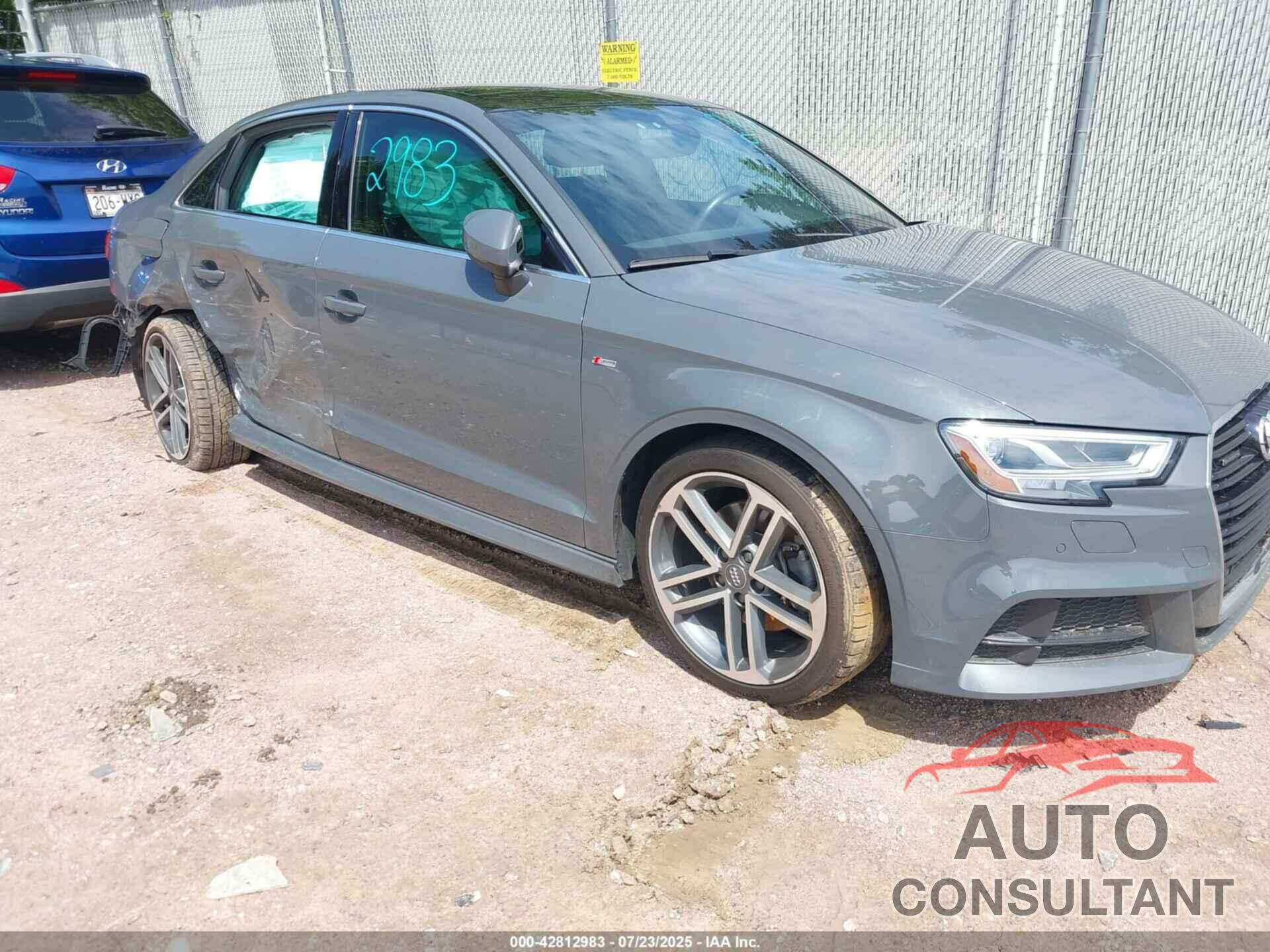 AUDI A3 2018 - WAUK8GFF5J1012238