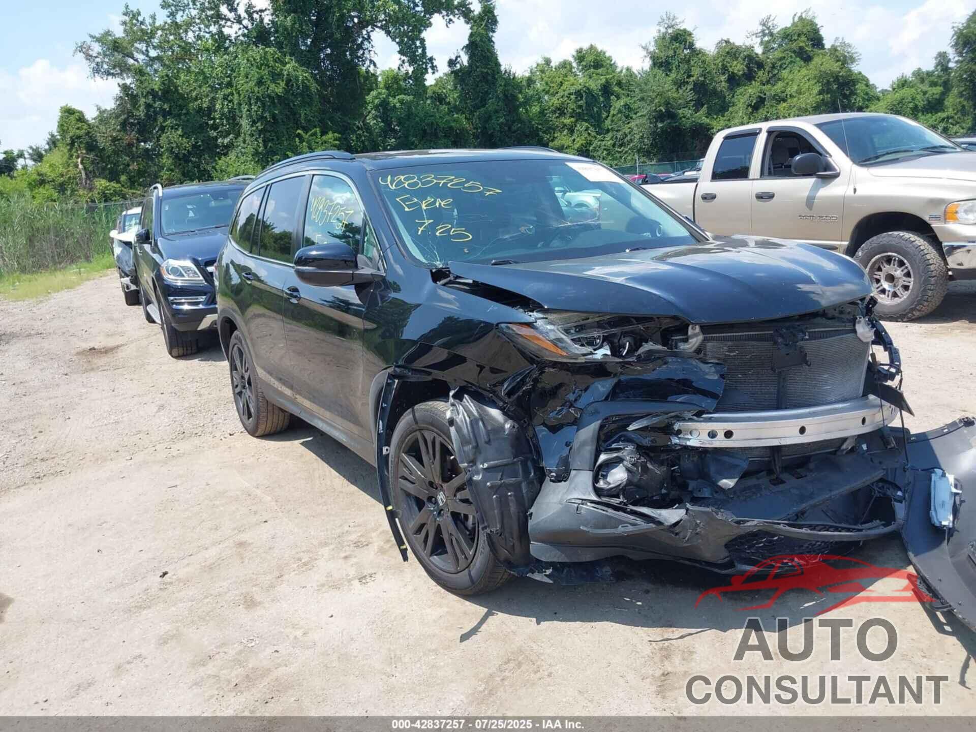 HONDA PILOT 2021 - 5FNYF6H20MB015907