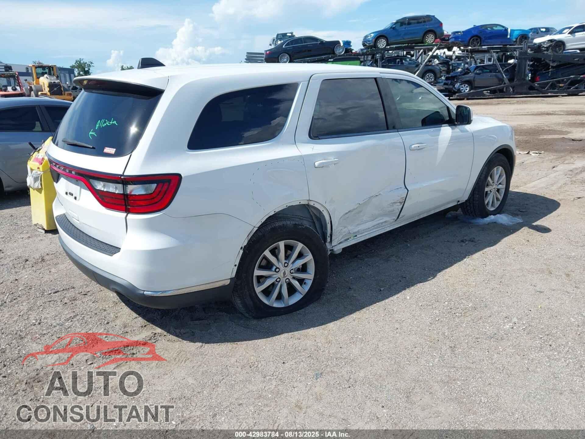 DODGE DURANGO 2021 - 1C4RDHAG8MC519601