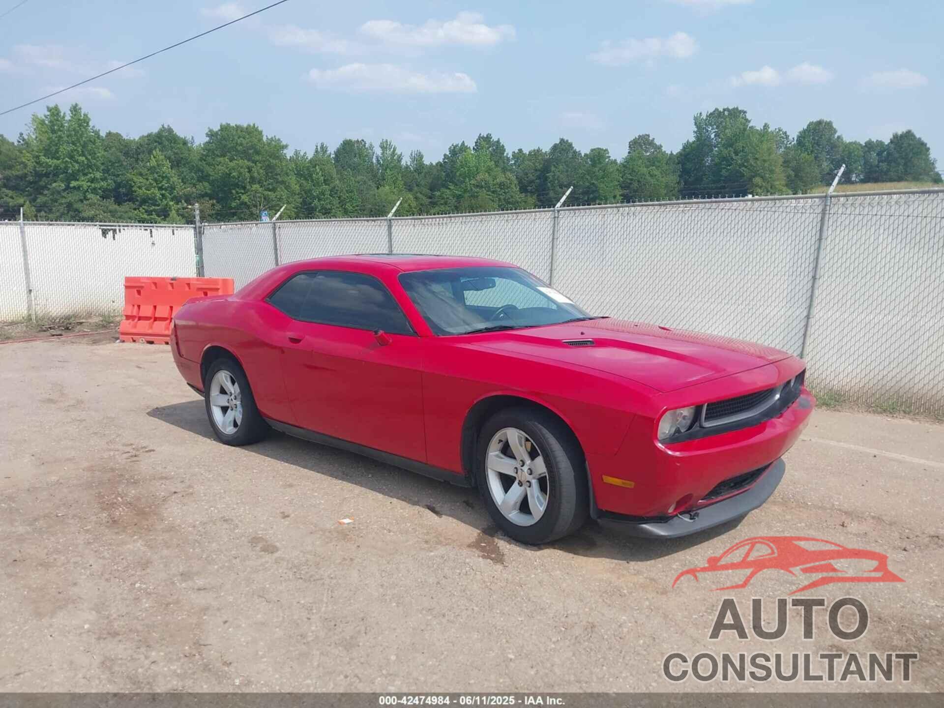 DODGE CHALLENGER 2013 - 2C3CDYAG7DH540401