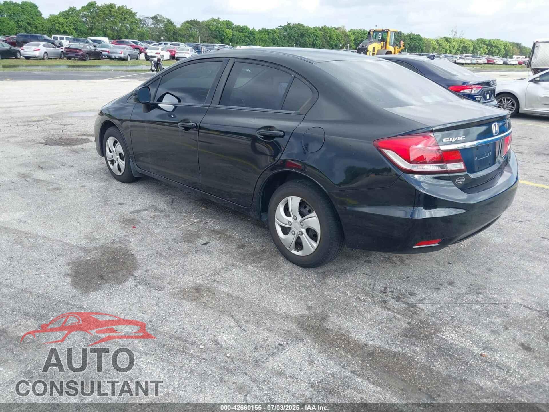 HONDA CIVIC 2013 - 19XFB2F56DE007728