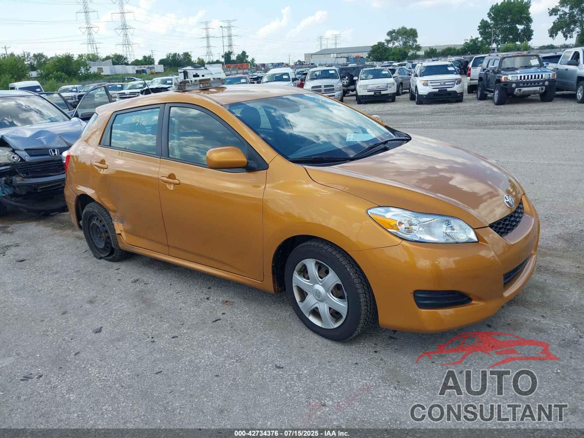 TOYOTA MATRIX 2009 - 2T1KU40E09C044647