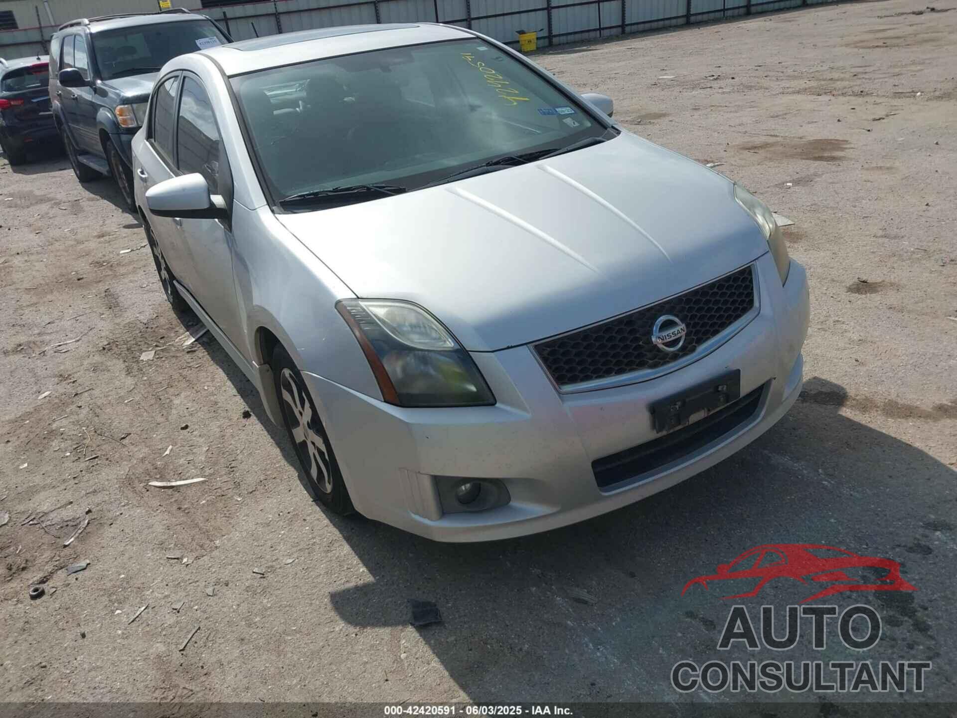 NISSAN SENTRA 2012 - 3N1AB6AP4CL605131