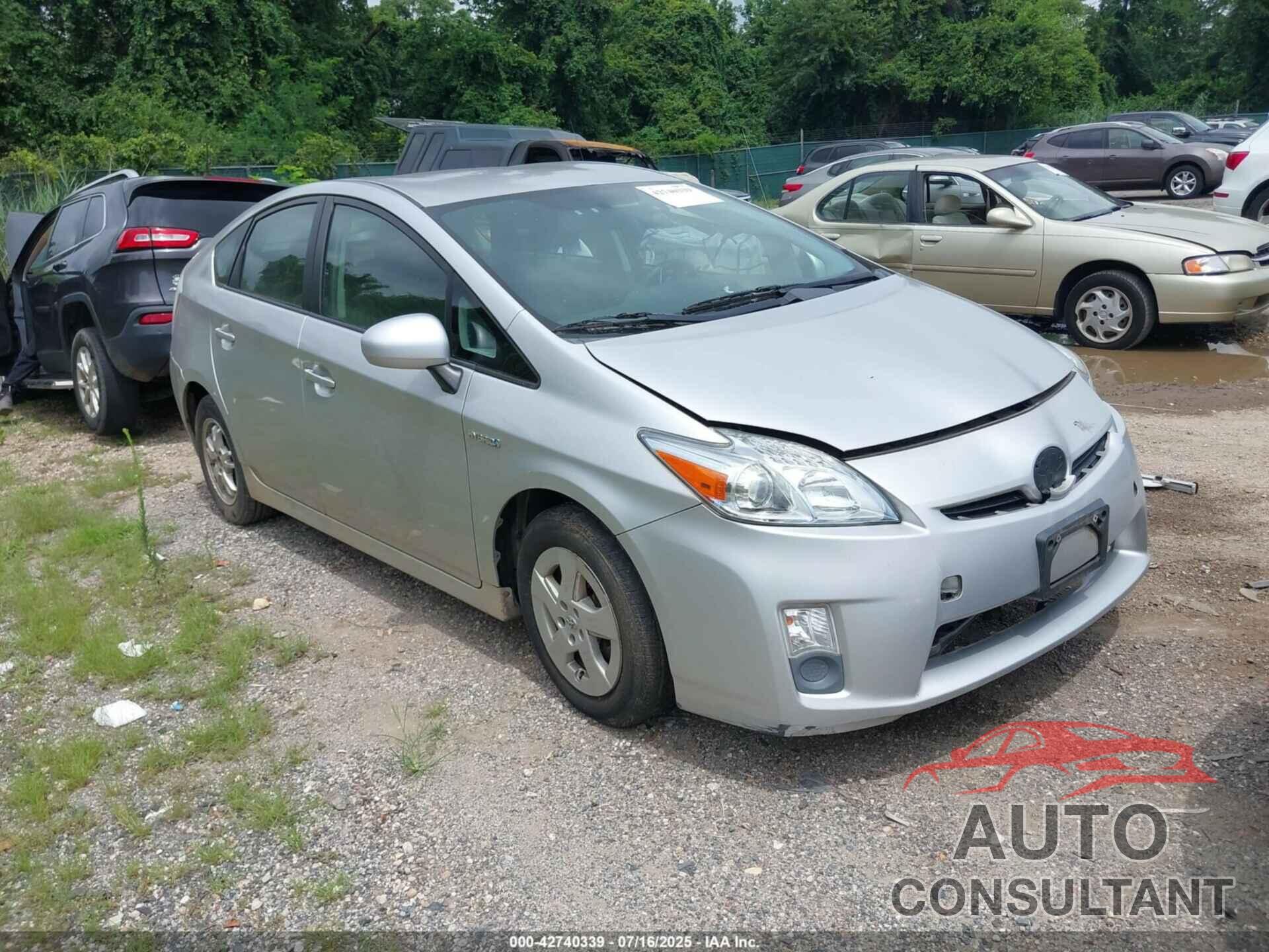 TOYOTA PRIUS 2010 - JTDKN3DU9A0156676