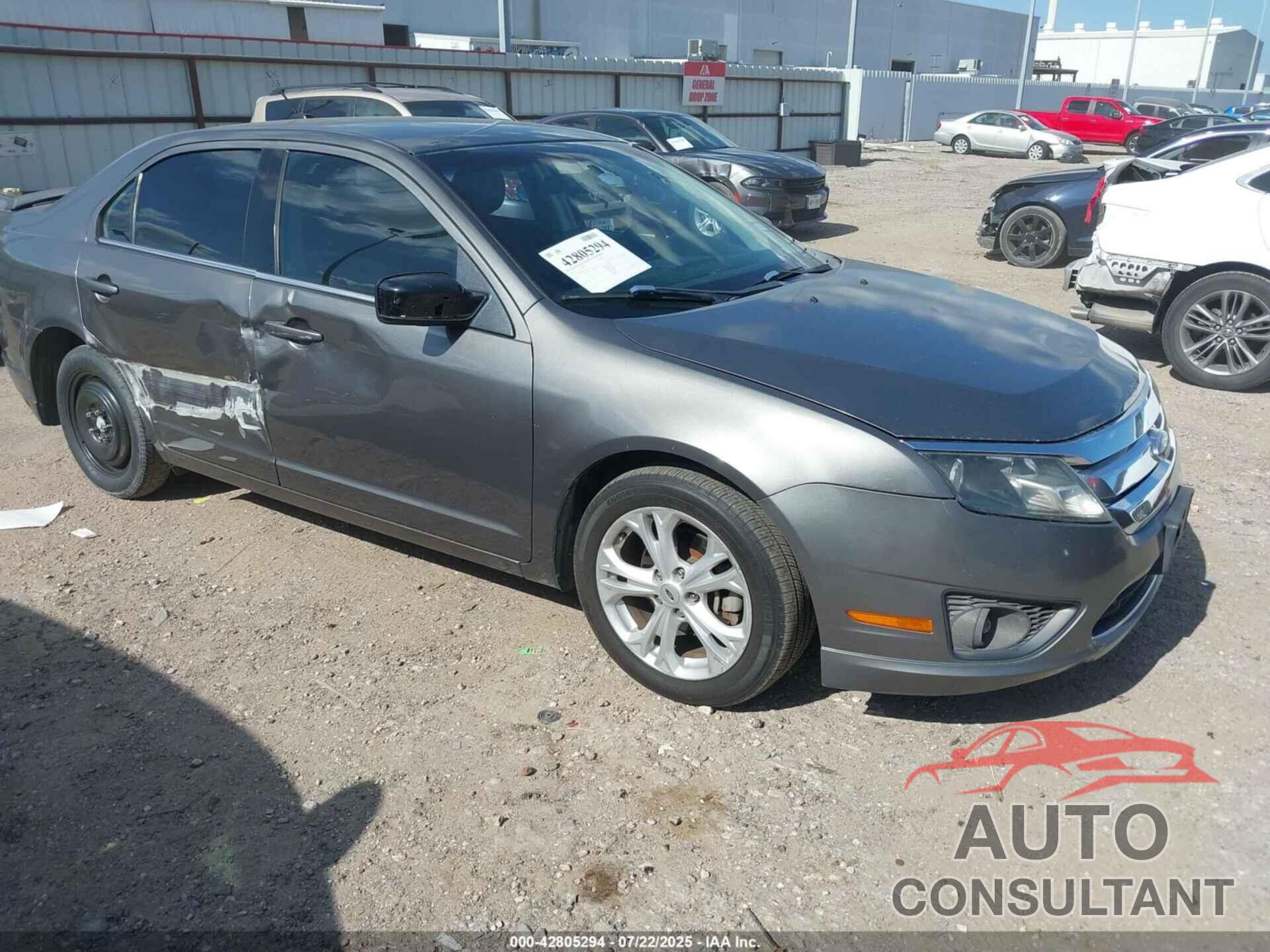 FORD FUSION 2012 - 3FAHP0HA0CR131855