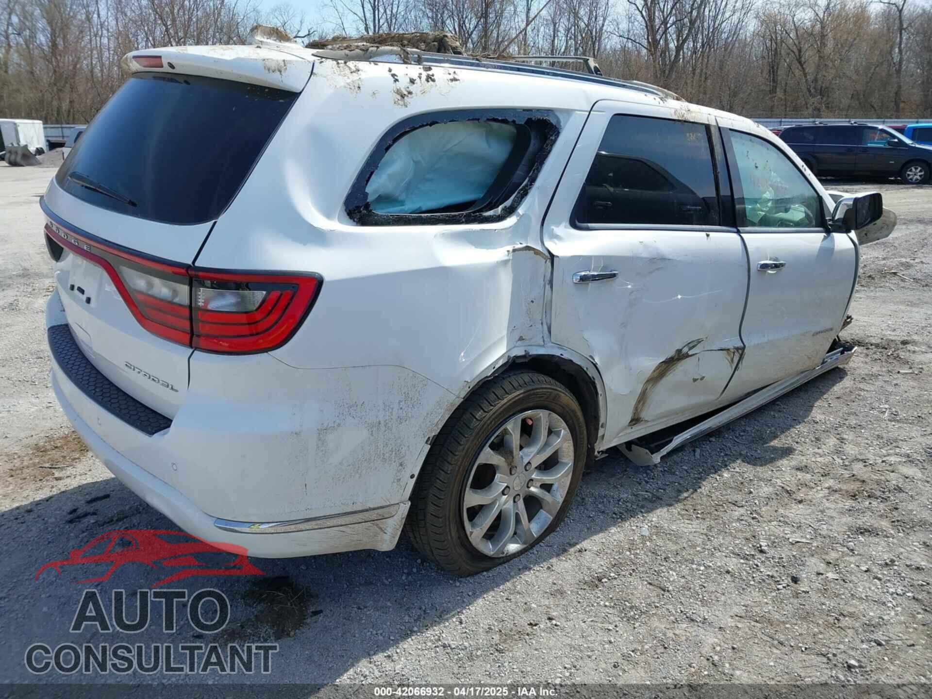 DODGE DURANGO 2017 - 1C4RDJEG2HC600908