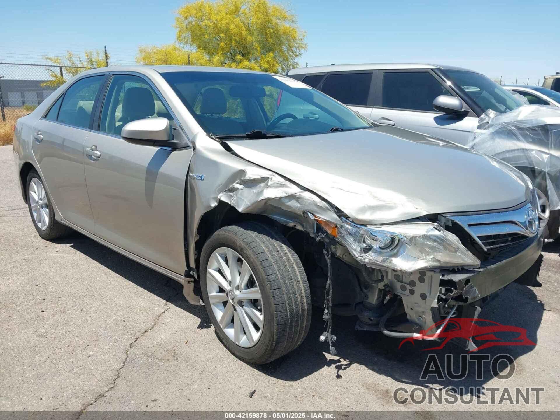 TOYOTA CAMRY HYBRID 2014 - 4T1BD1FK9EU109130
