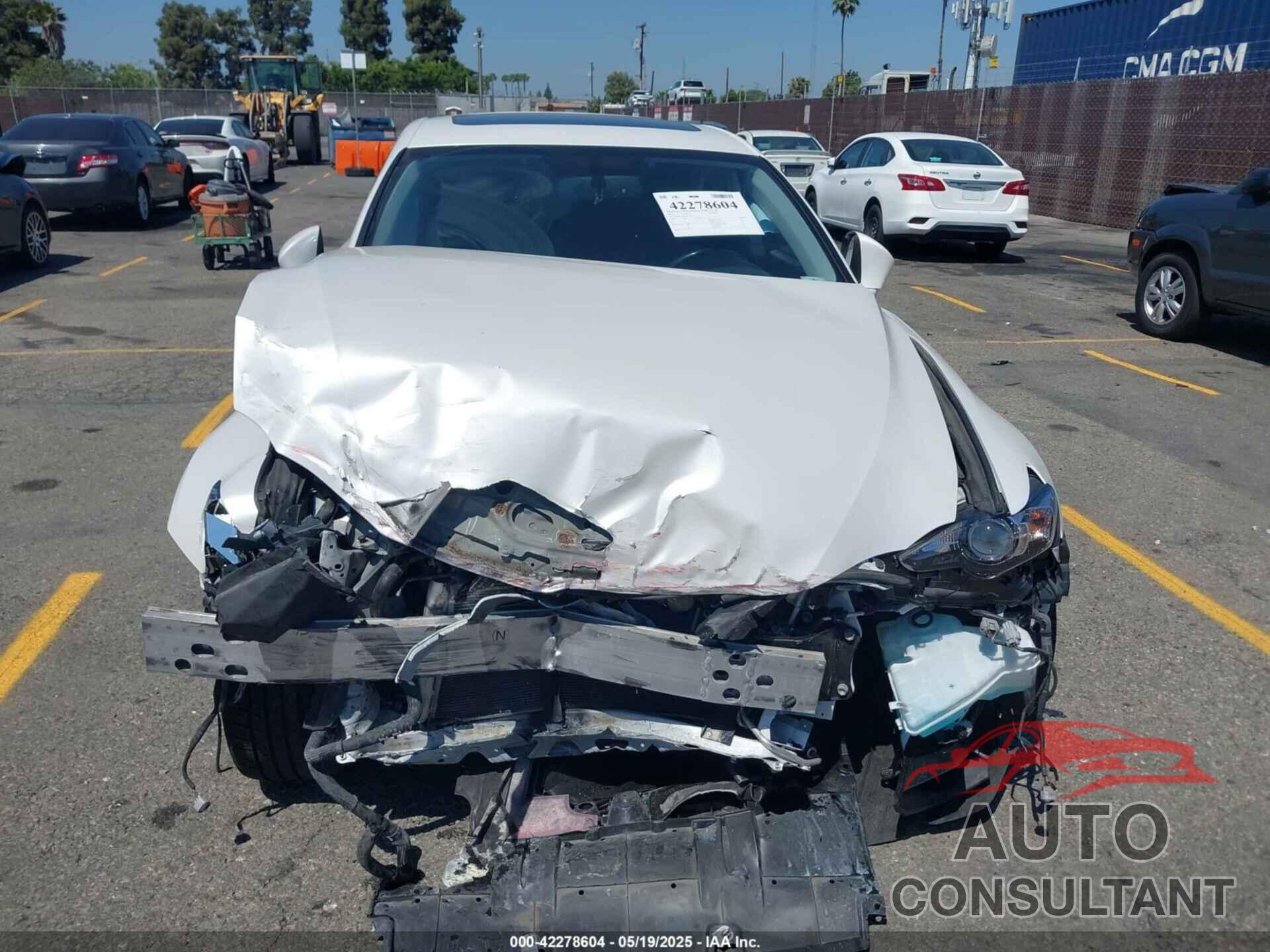 LEXUS IS 200T 2016 - JTHBA1D22G5036596