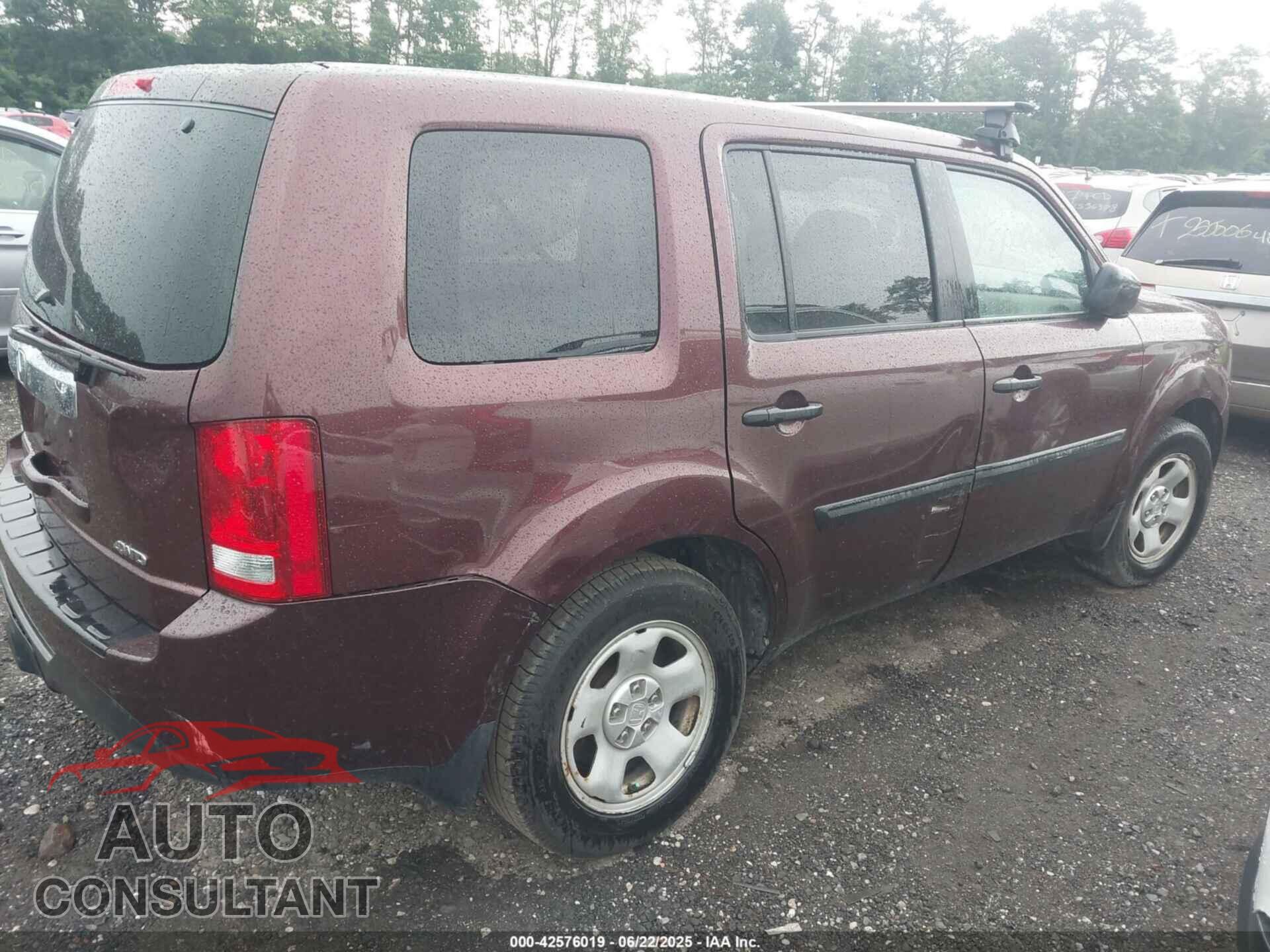 HONDA PILOT 2013 - 5FNYF4H20DB074962