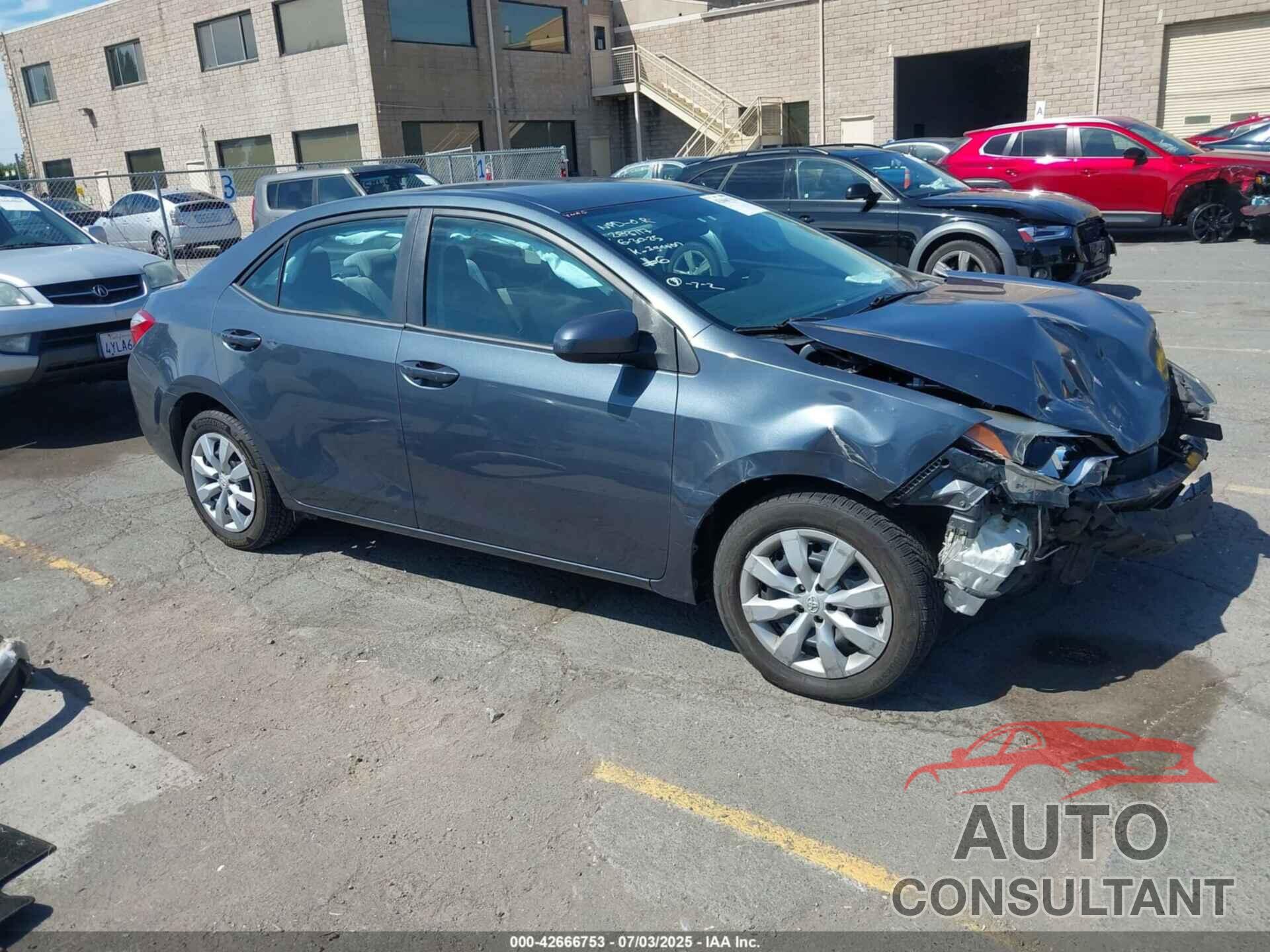 TOYOTA COROLLA 2014 - 2T1BURHE3EC058425