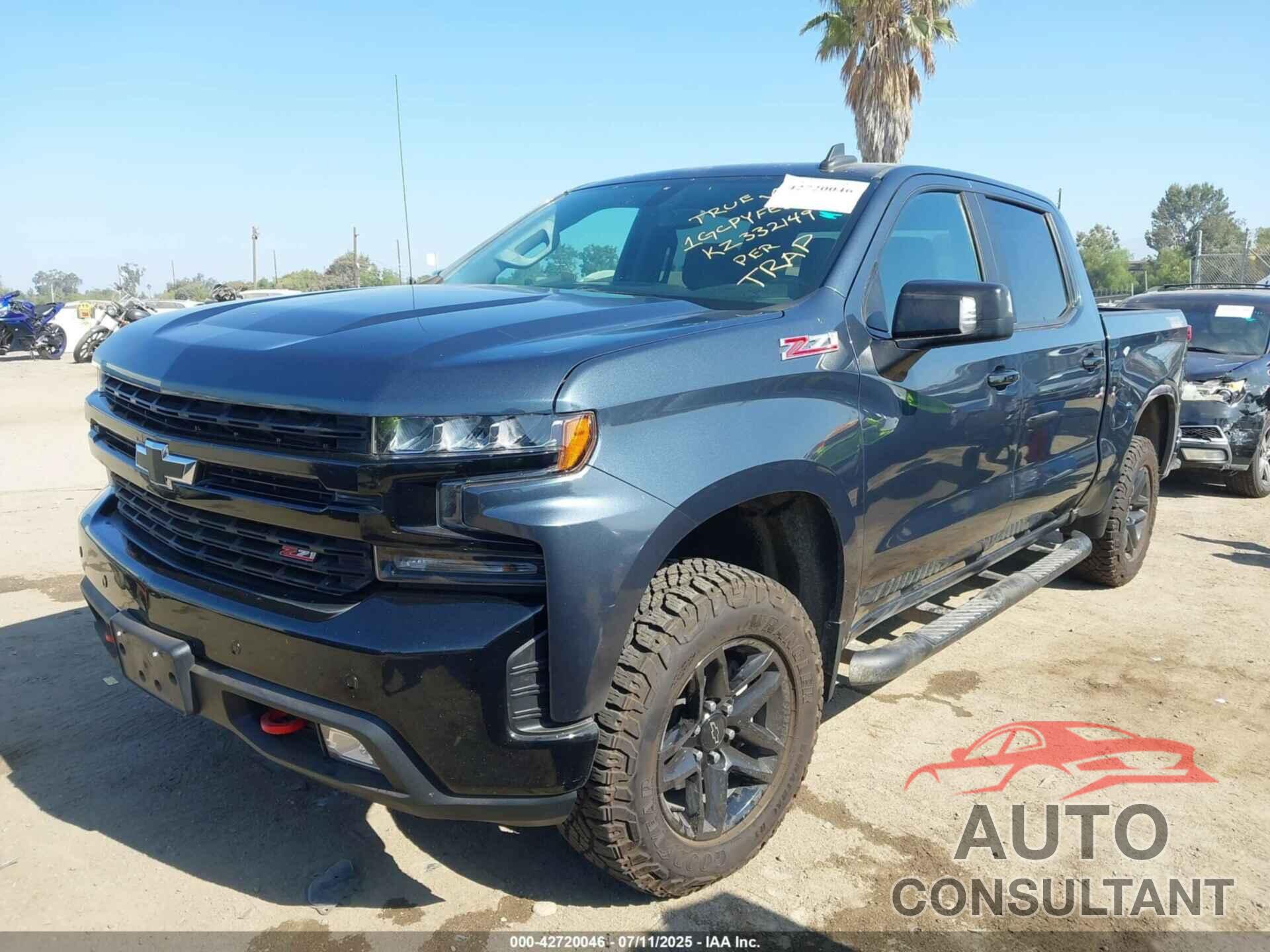 CHEVROLET SILVERADO 1500 2019 - 1GCPYFED9KZ332149