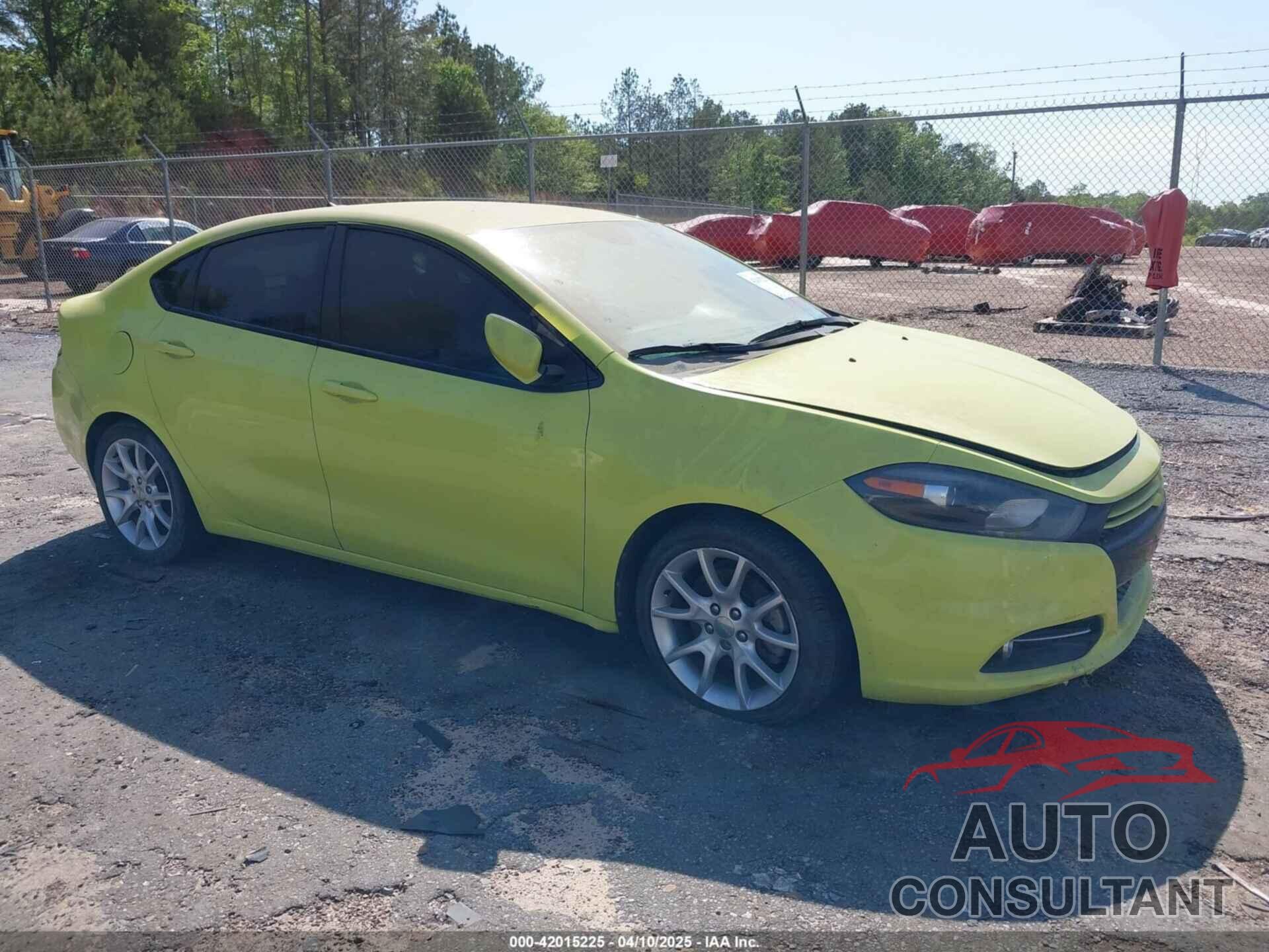 DODGE DART 2013 - 1C3CDFBH3DD133443