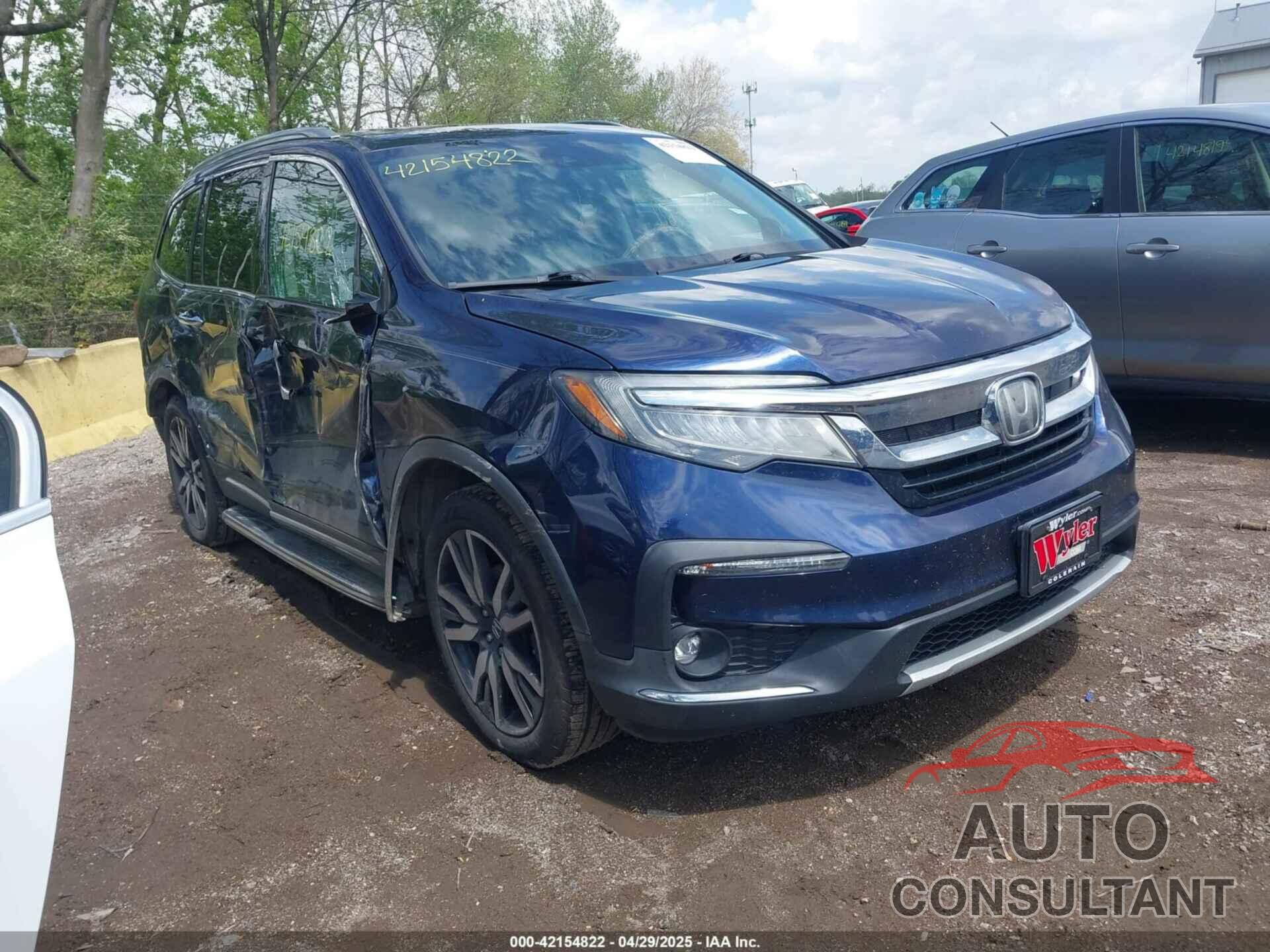 HONDA PILOT 2019 - 5FNYF6H63KB000365