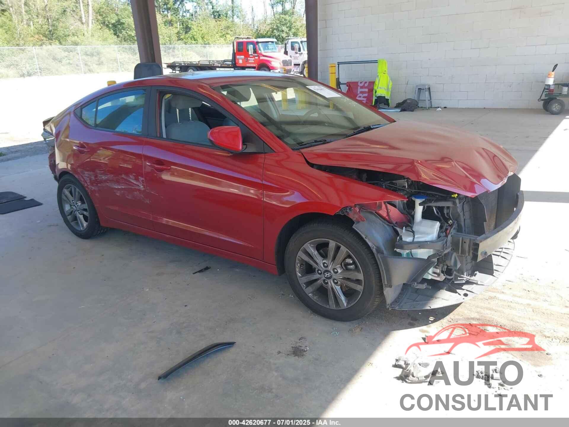 HYUNDAI ELANTRA 2018 - KMHD74LF0JU451178