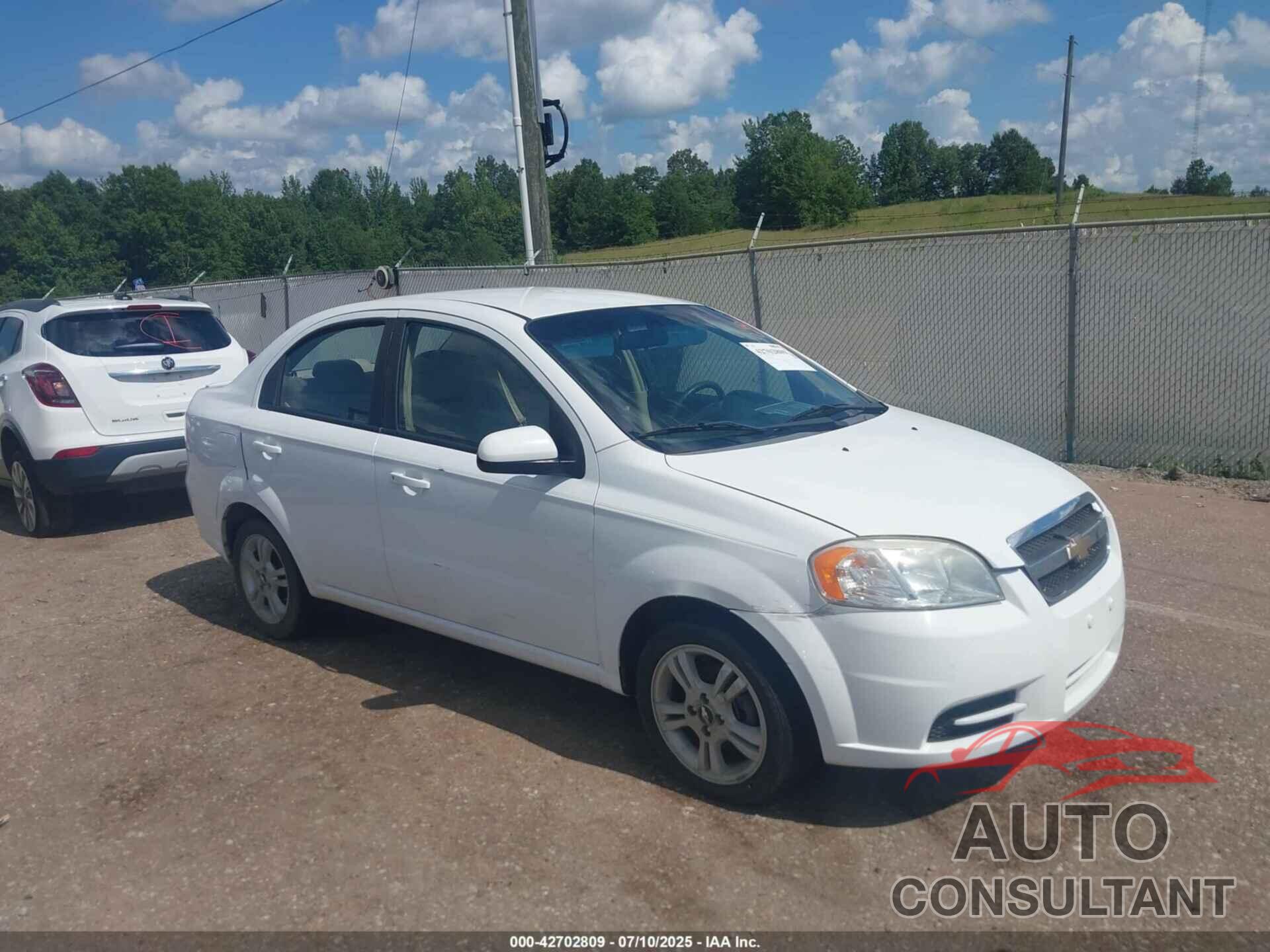 CHEVROLET AVEO 2011 - KL1TD5DE4BB146193