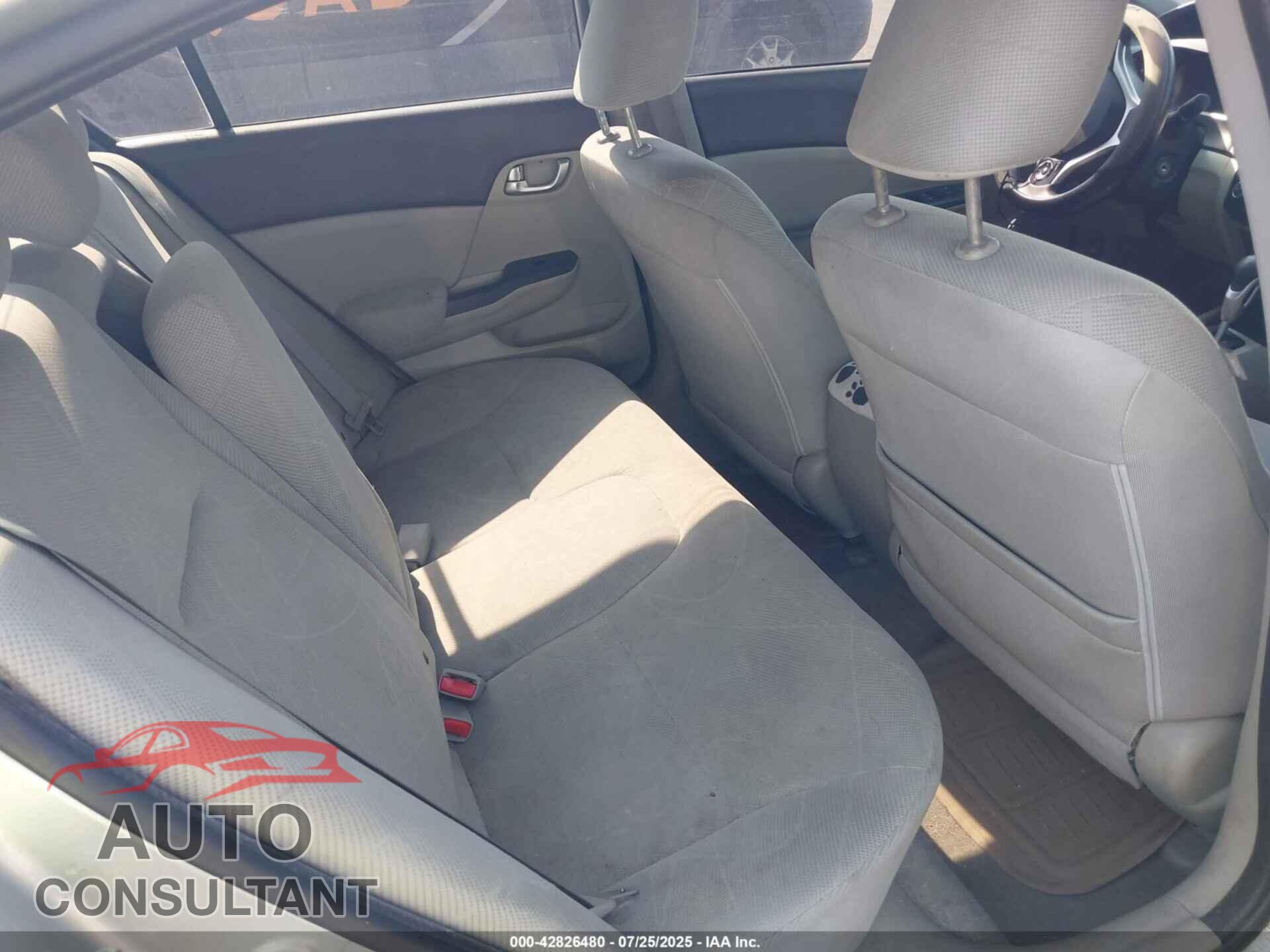 HONDA CIVIC 2012 - 2HGFB2F80CH608485