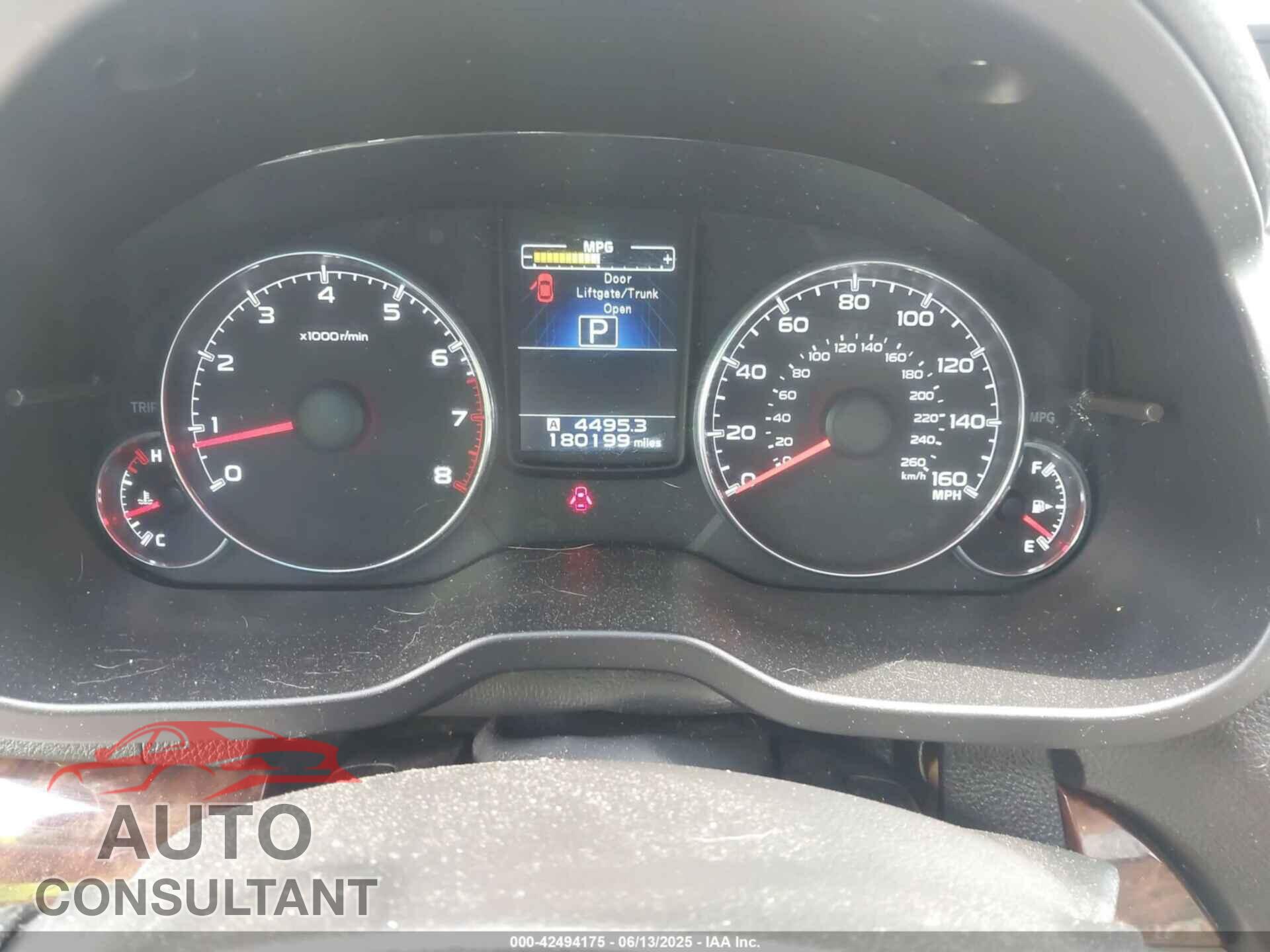 SUBARU LEGACY 2014 - 4S3BMDL68E2017337