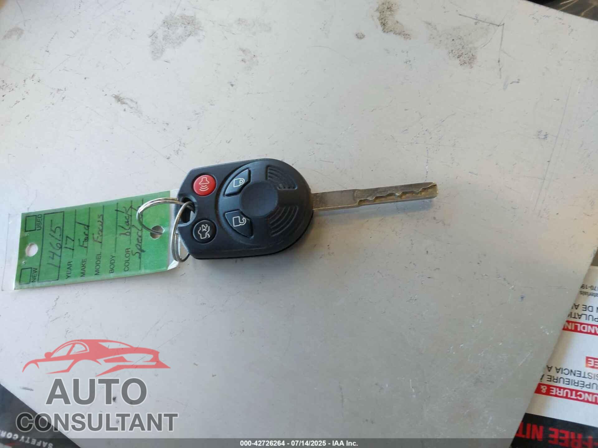 FORD FOCUS 2017 - 1FADP3FE2HL238045